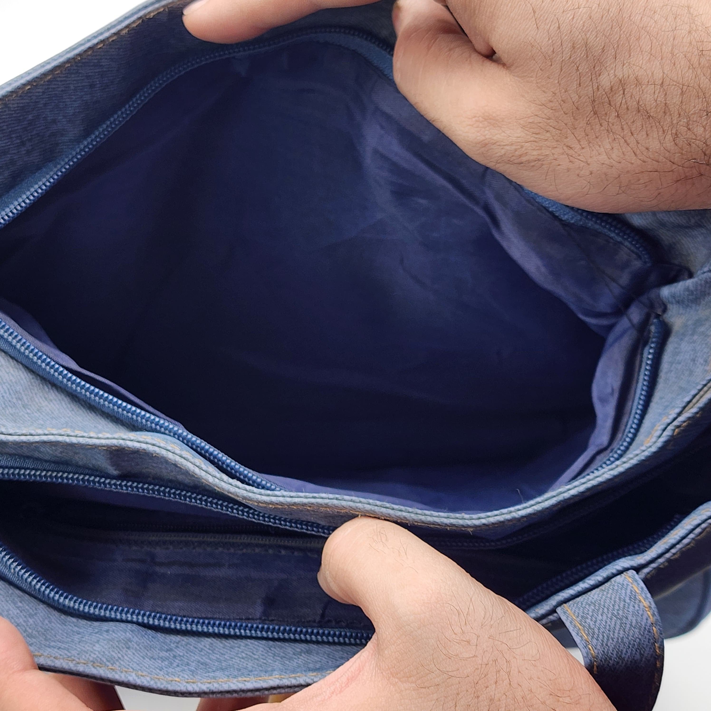 Multi Pockets Blue Bag