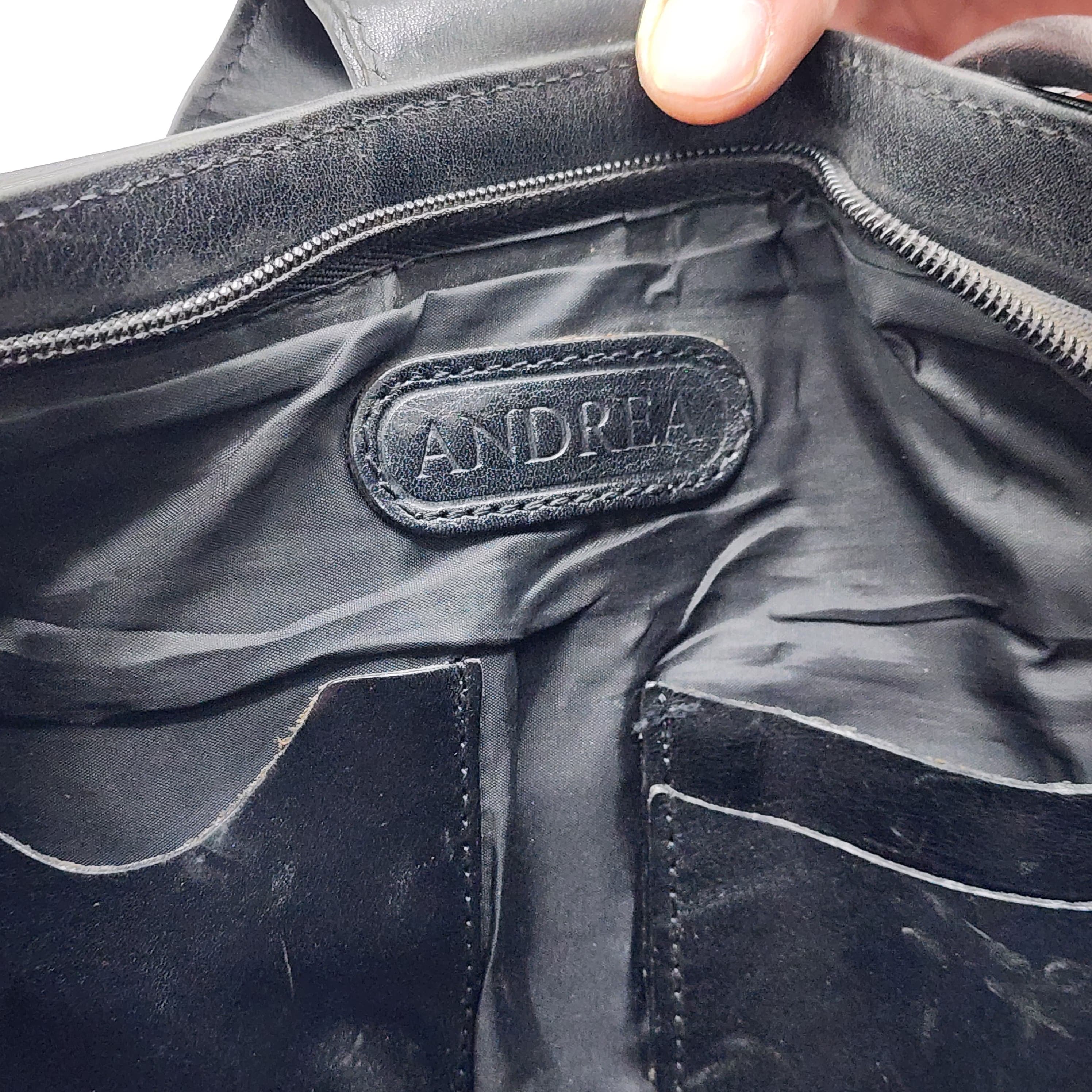 Y2K Black Leather Bag