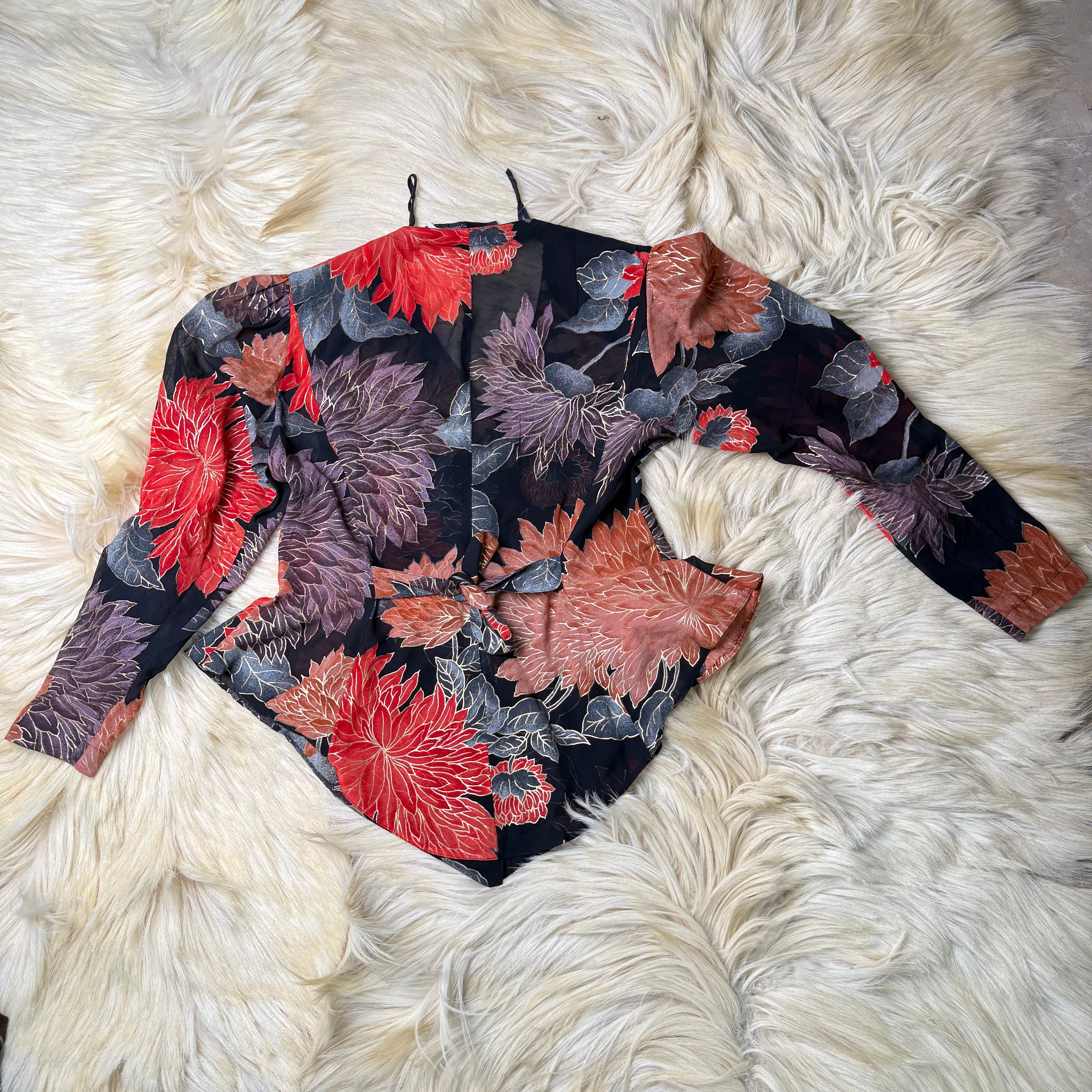 Floral Button Down Shirt
