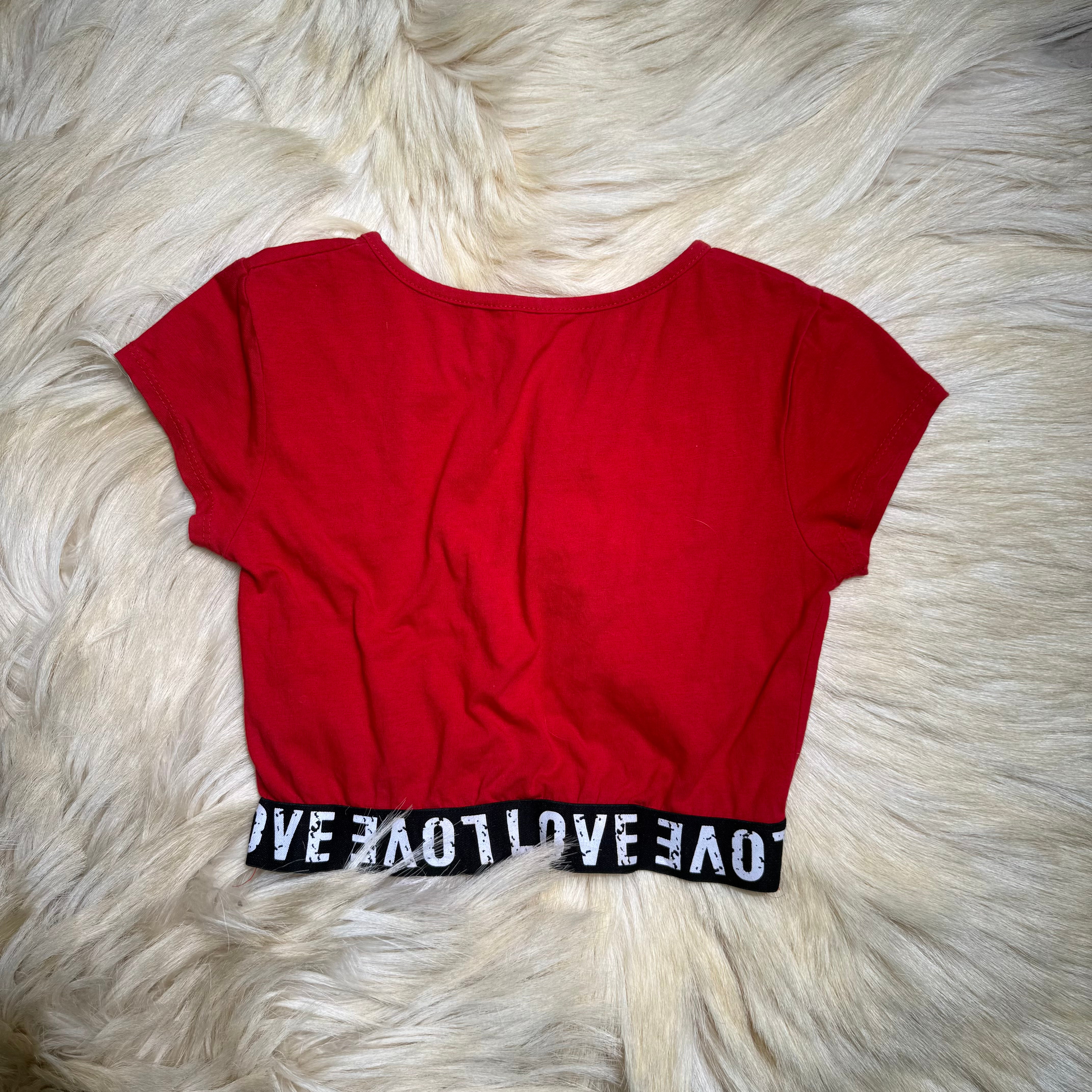 Red Crop Top