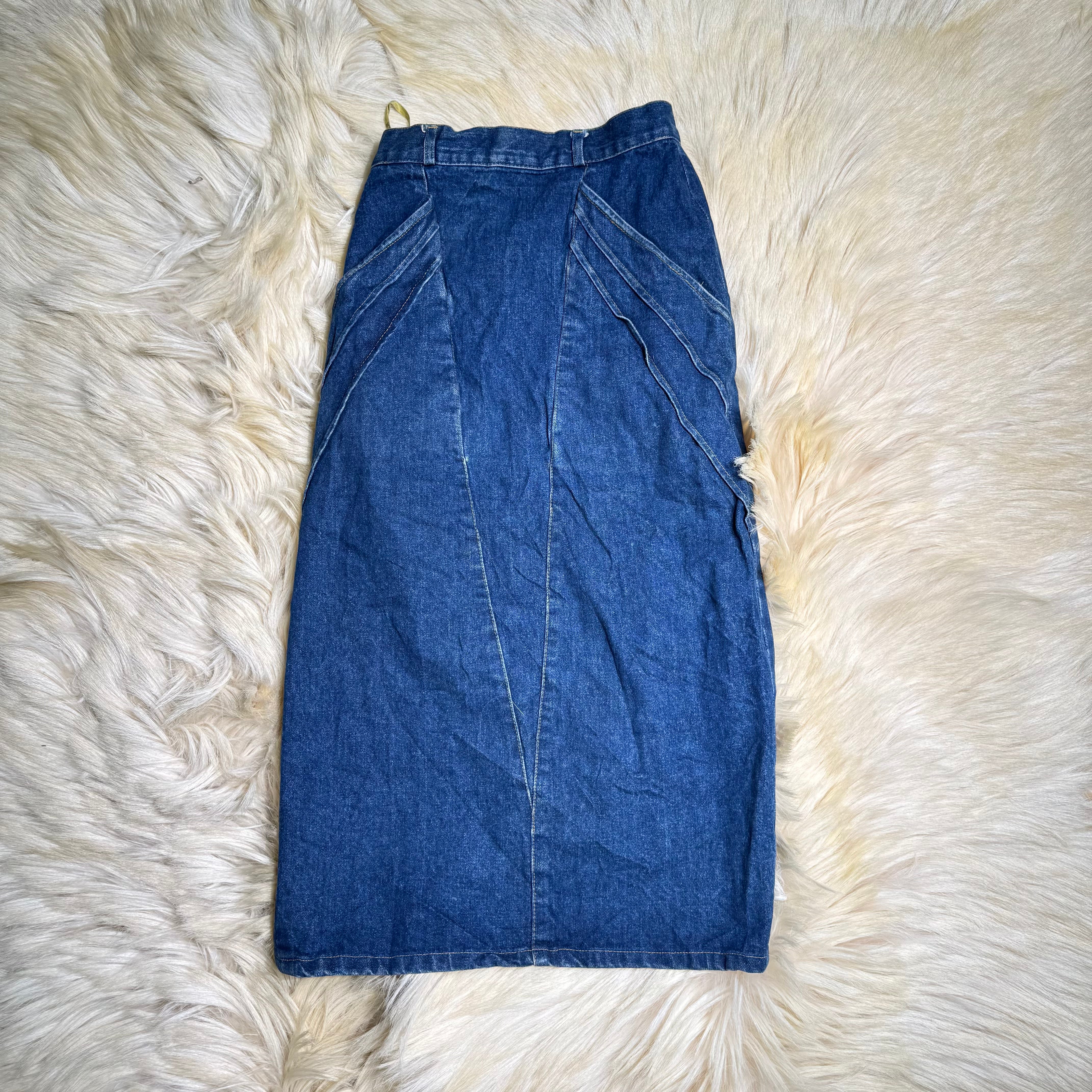 Denim Maxi Skirt