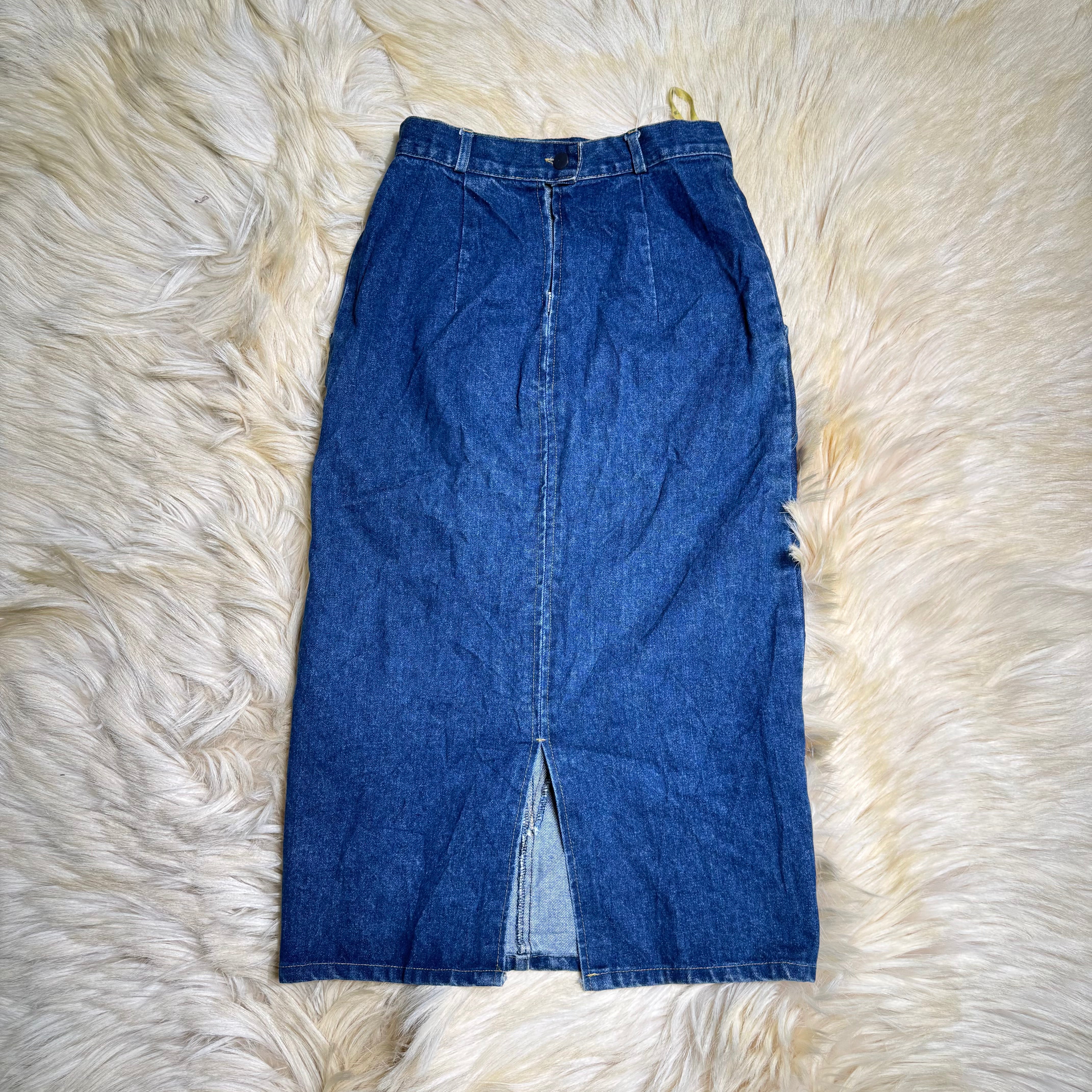 Denim Maxi Skirt