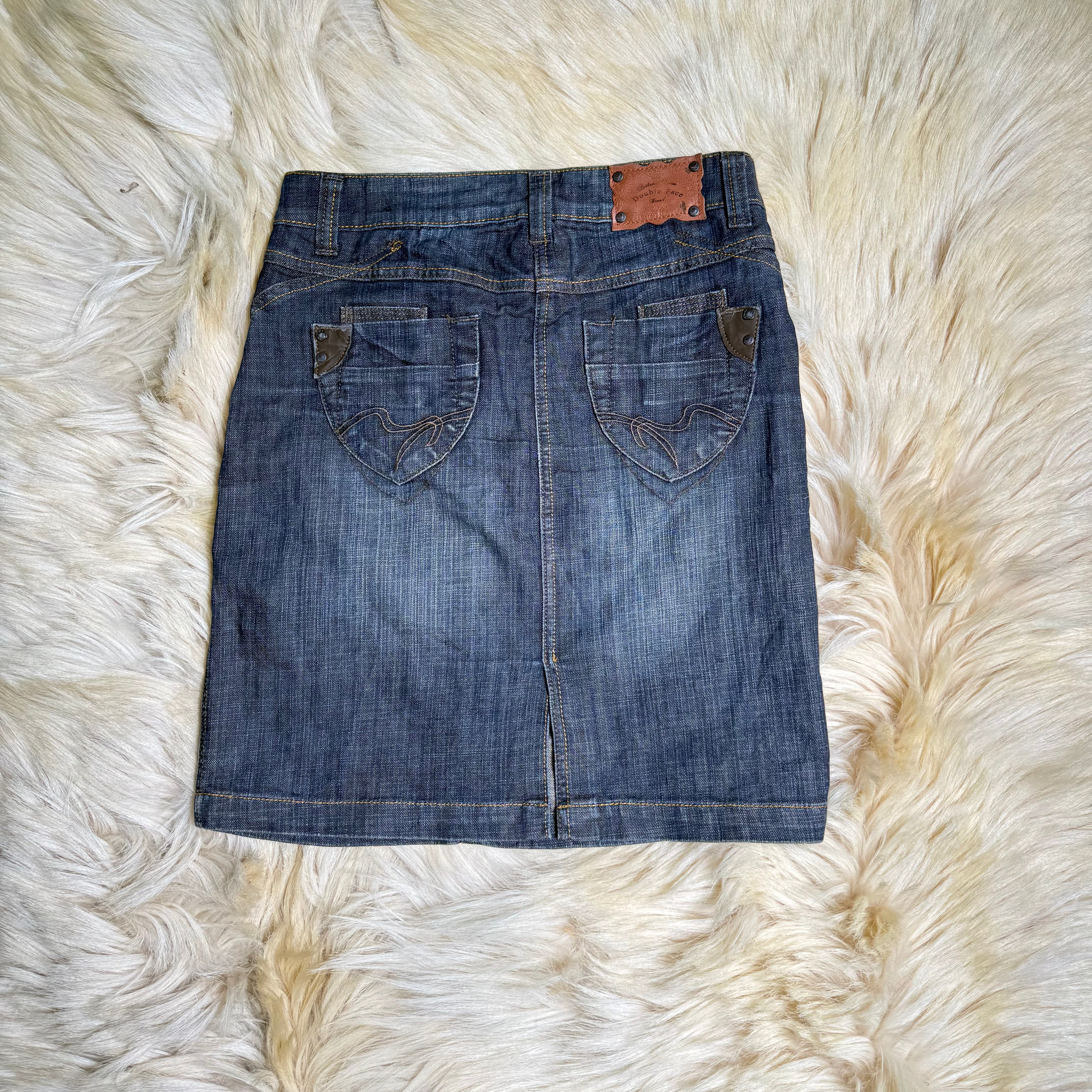 Denim Midi Skirt