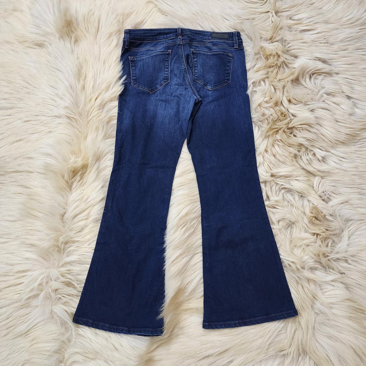 Navy Blue Faded Jeans