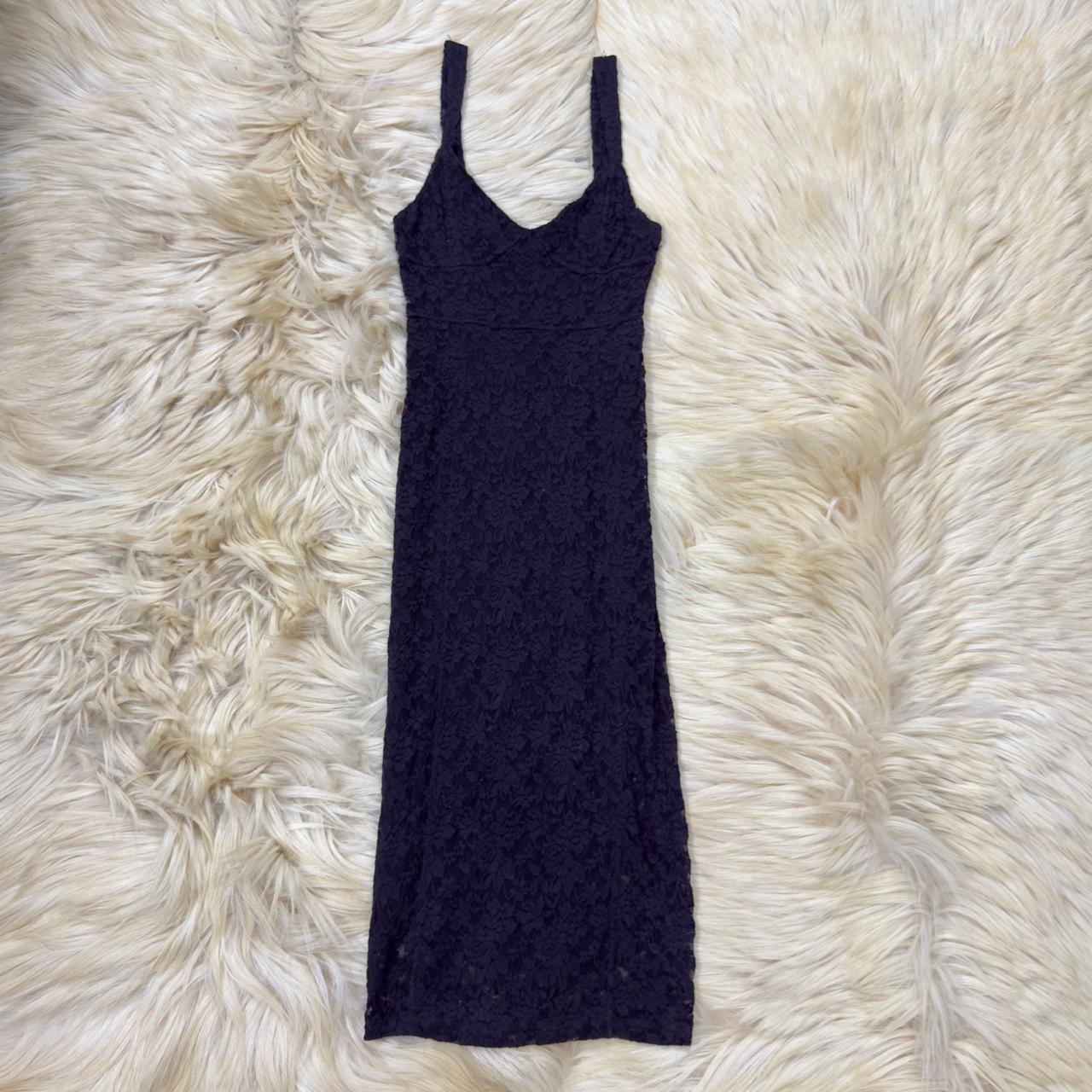 Black Floral Lace Dress