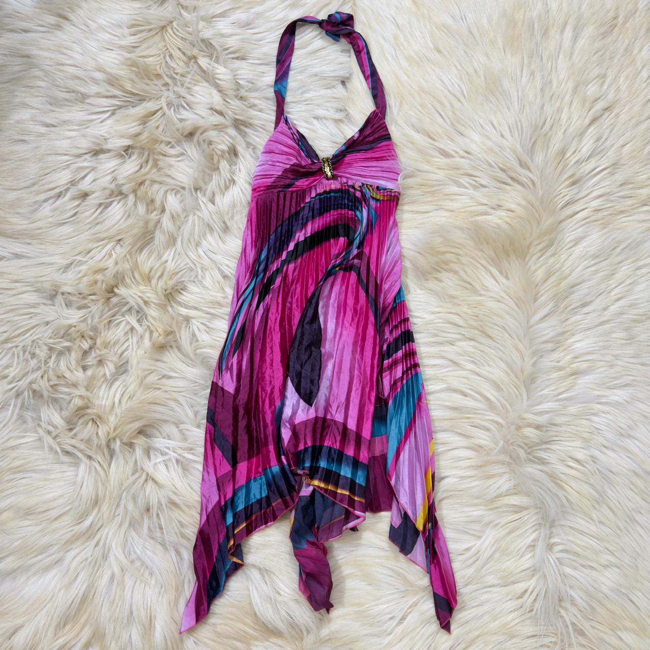 Pink Halter Neck Dress