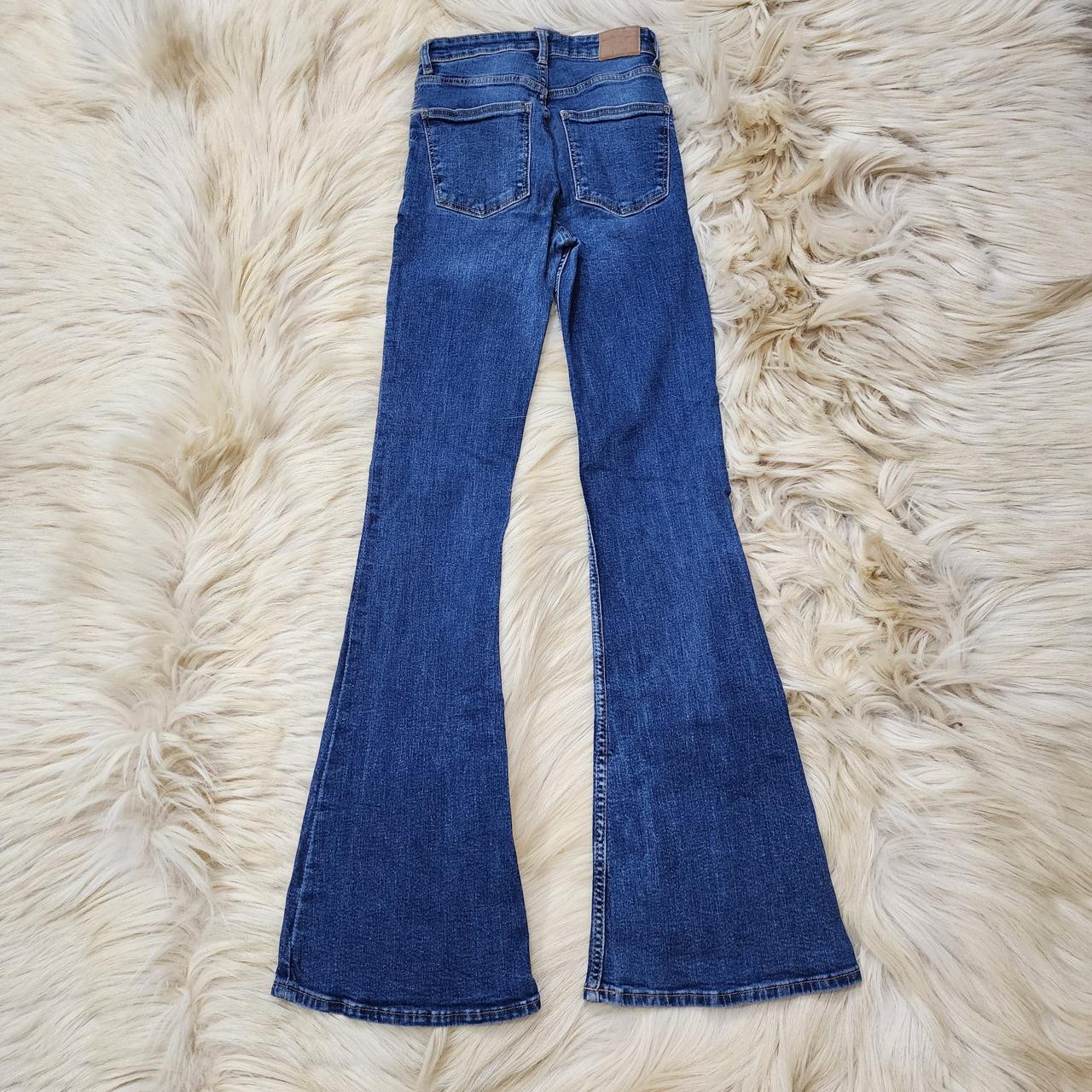 Blue Flare Denim Jeans