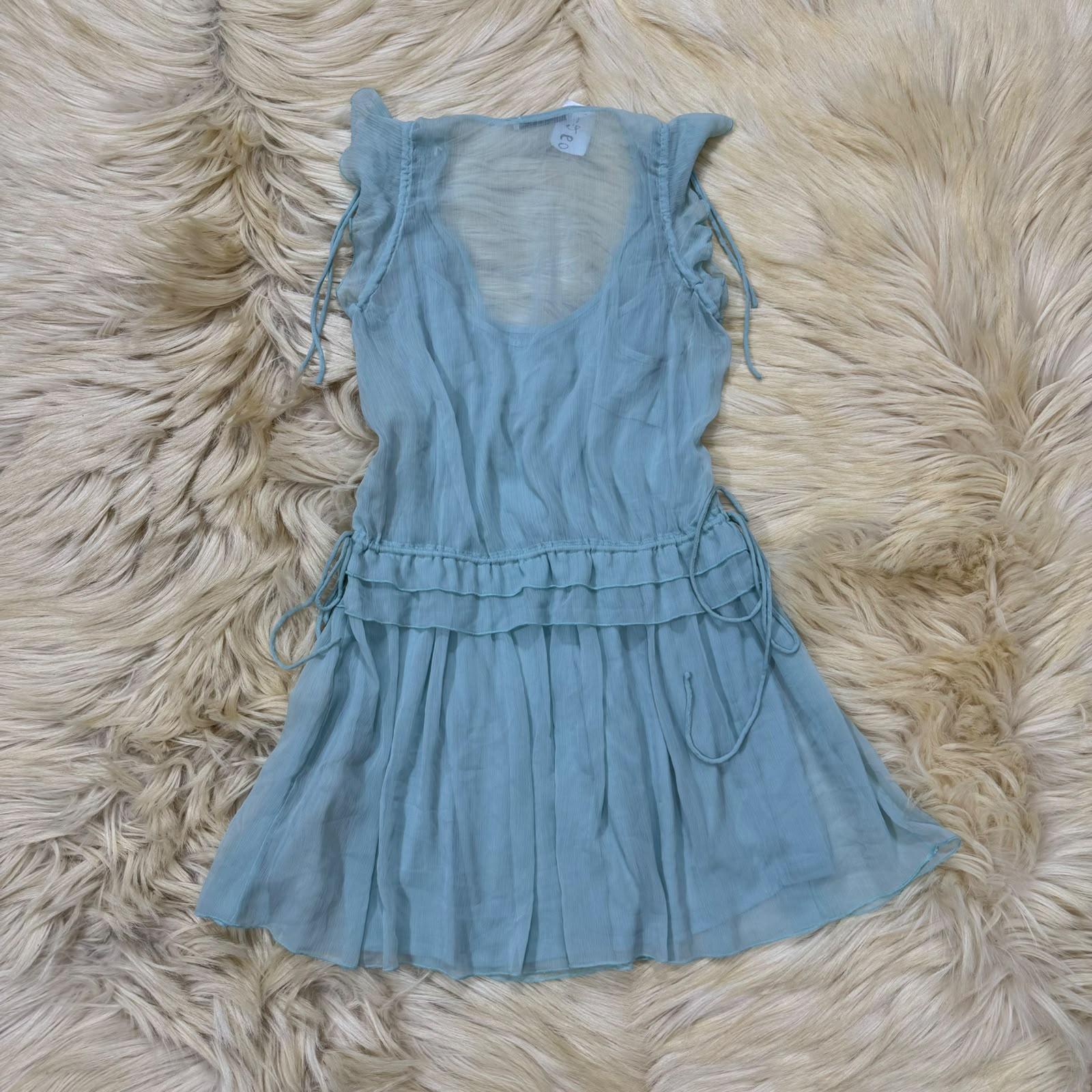Ocean Breeze Tiered Ruffle Dress