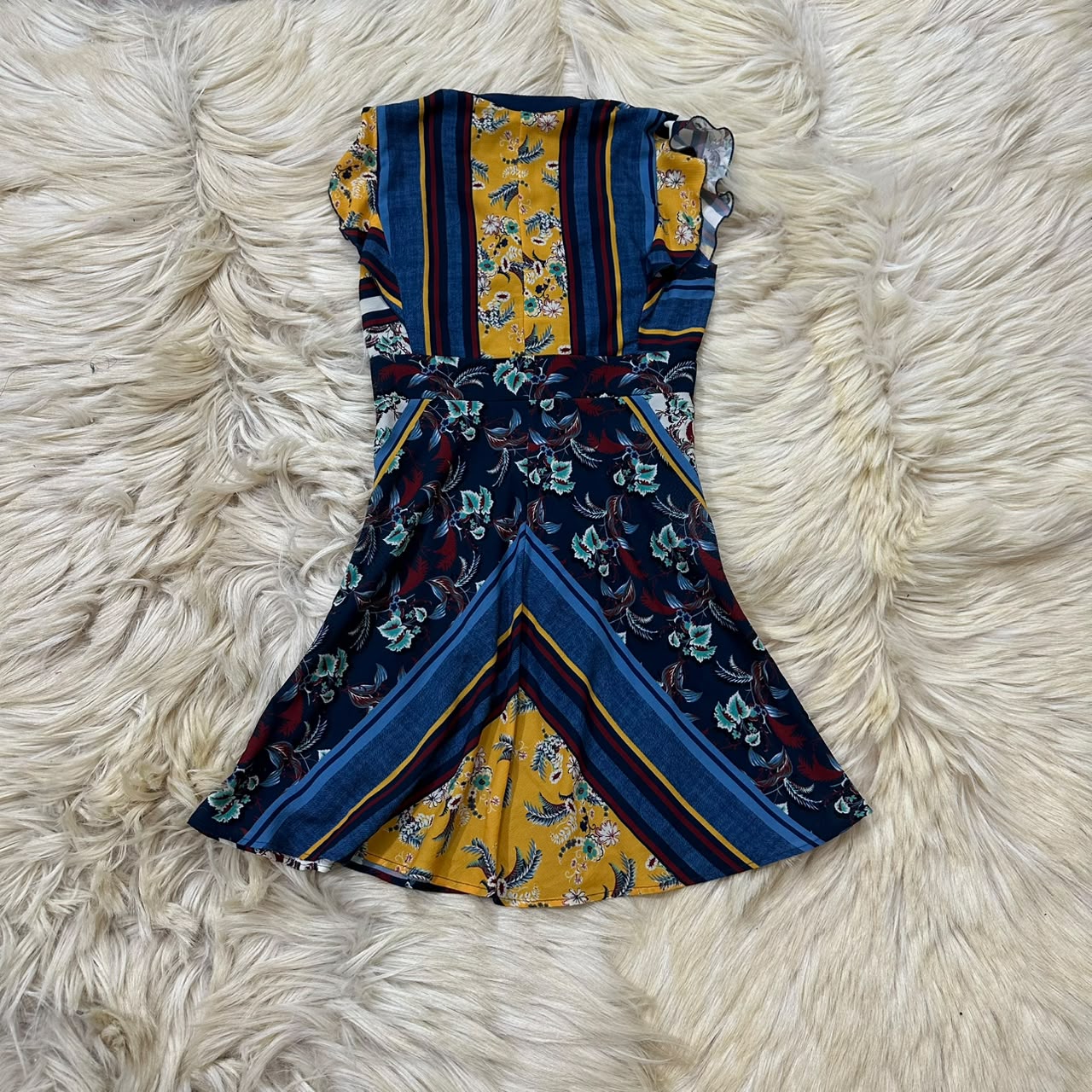 Retro Print Dress