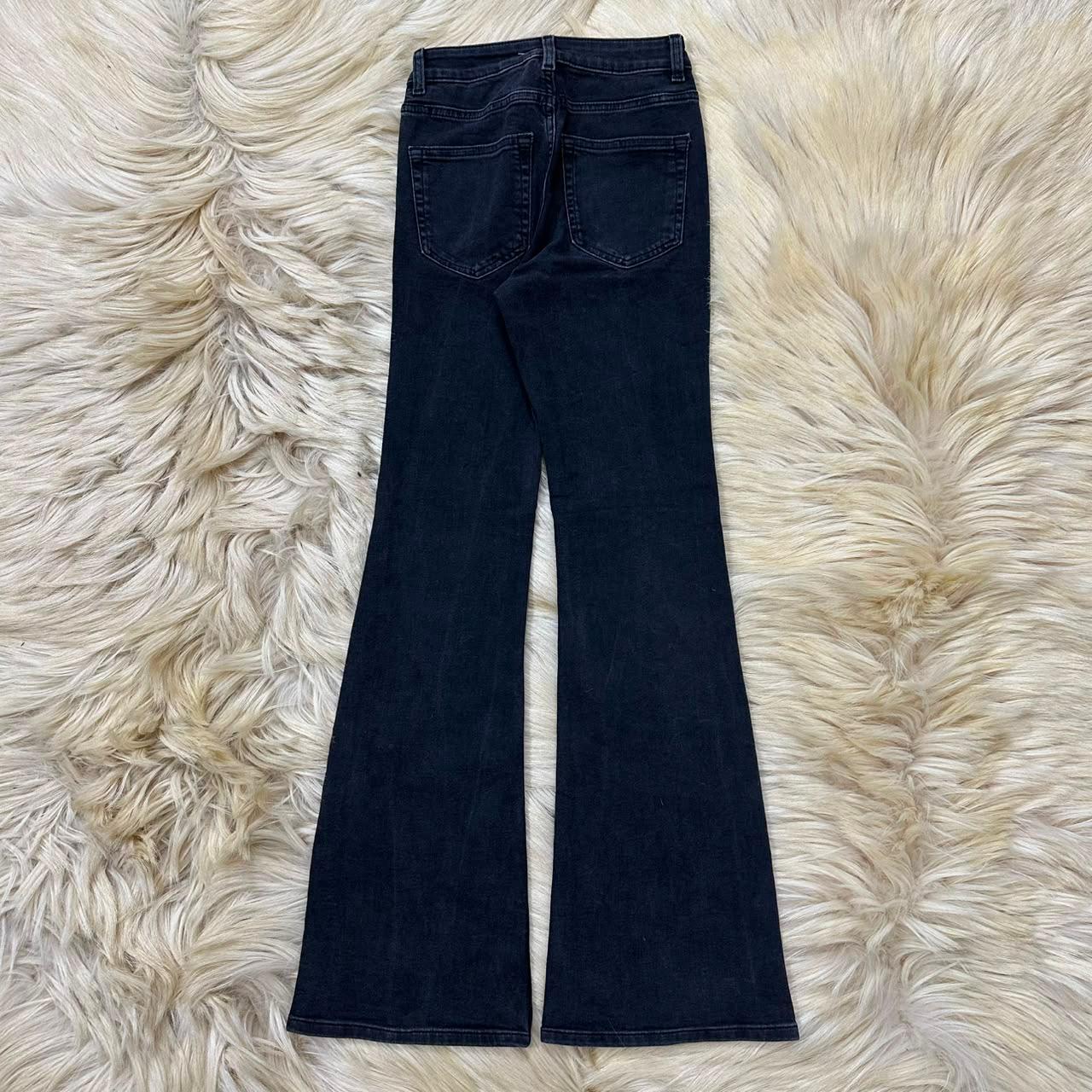 Bold and Black Flare Jeans