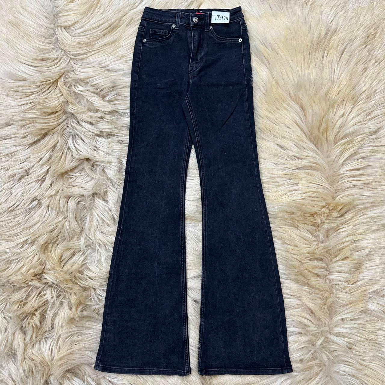 Bold and Black Flare Jeans