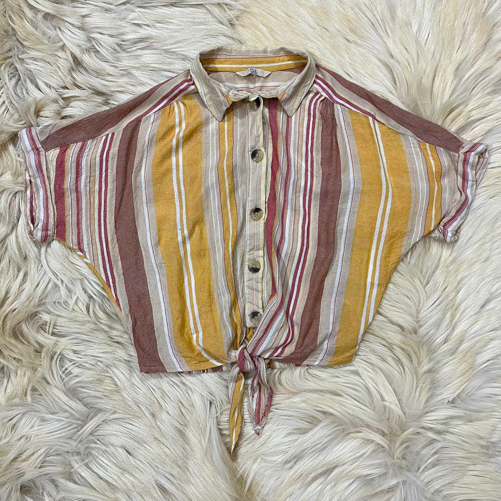 Stripes Button Down Shirt