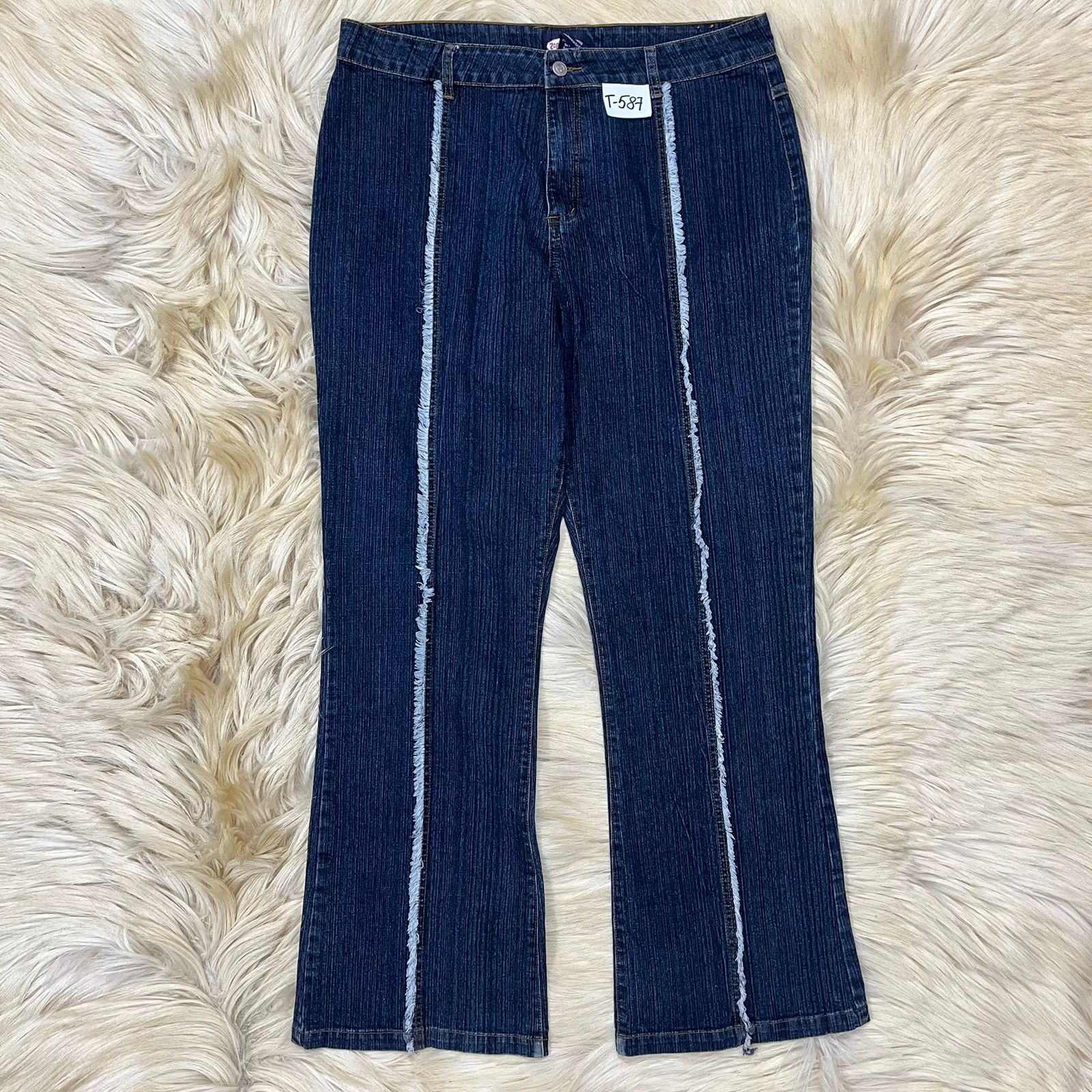Frayed Blue Jeans