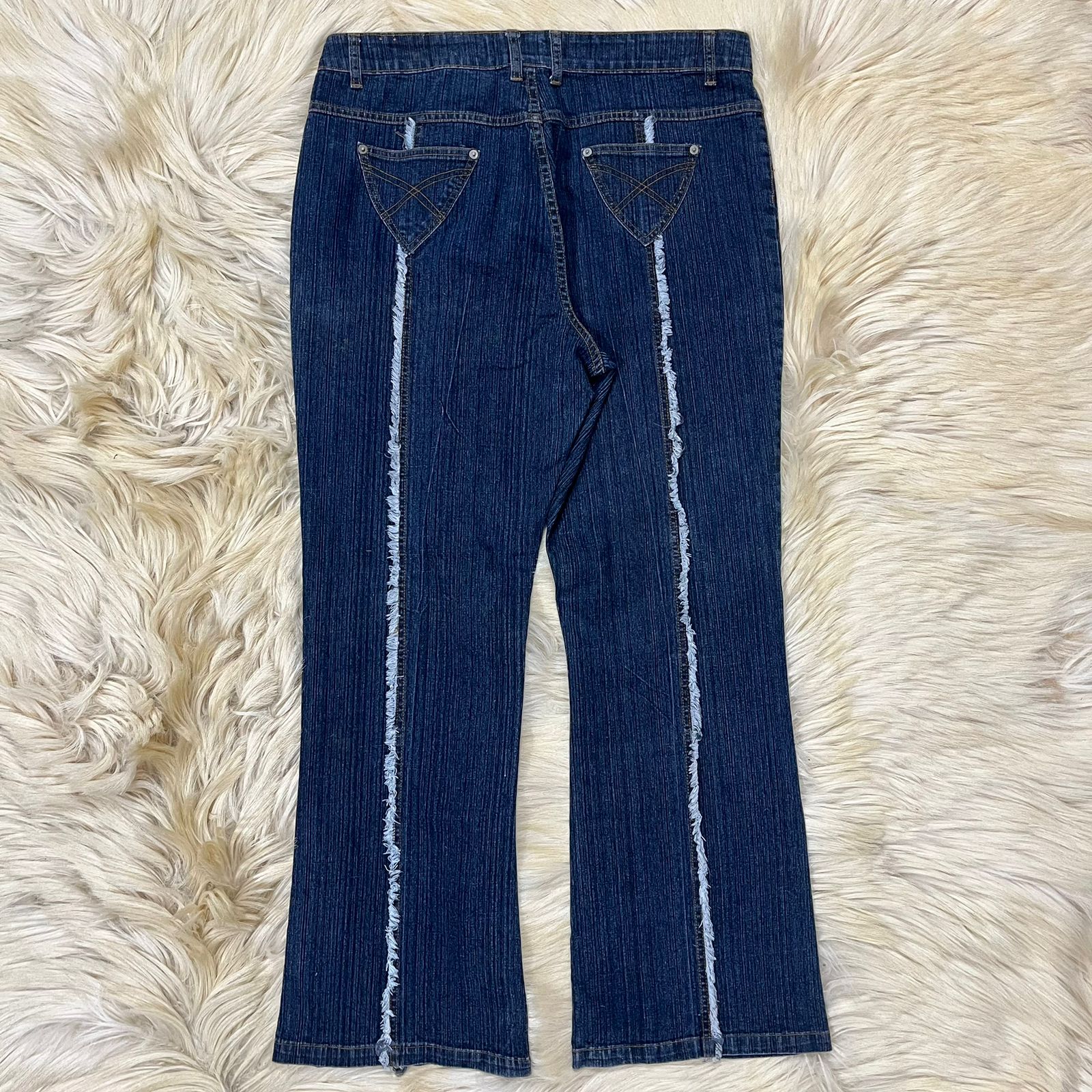 Frayed Blue Jeans