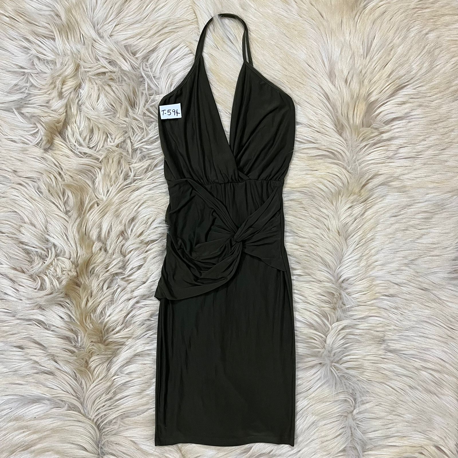 Olive Halter Dress