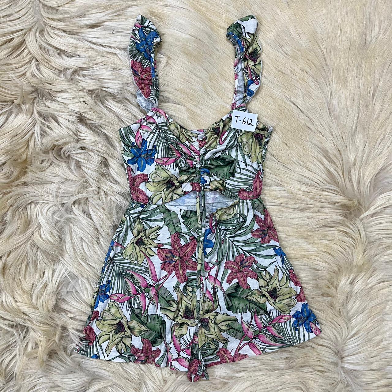 Floral Short Jump Suit
