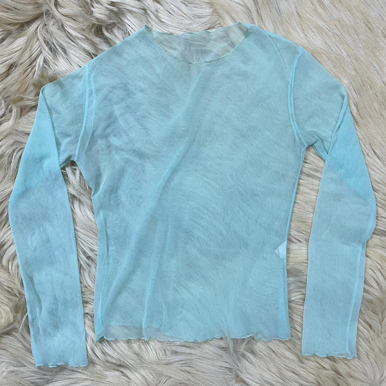 Pastel Mesh Top