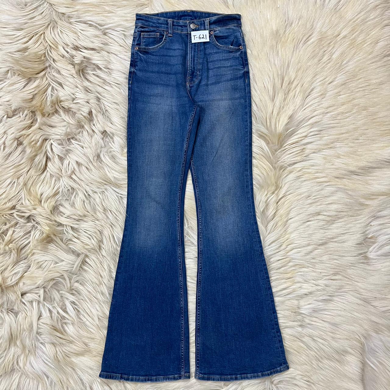 Blue Flare Denim Jeans