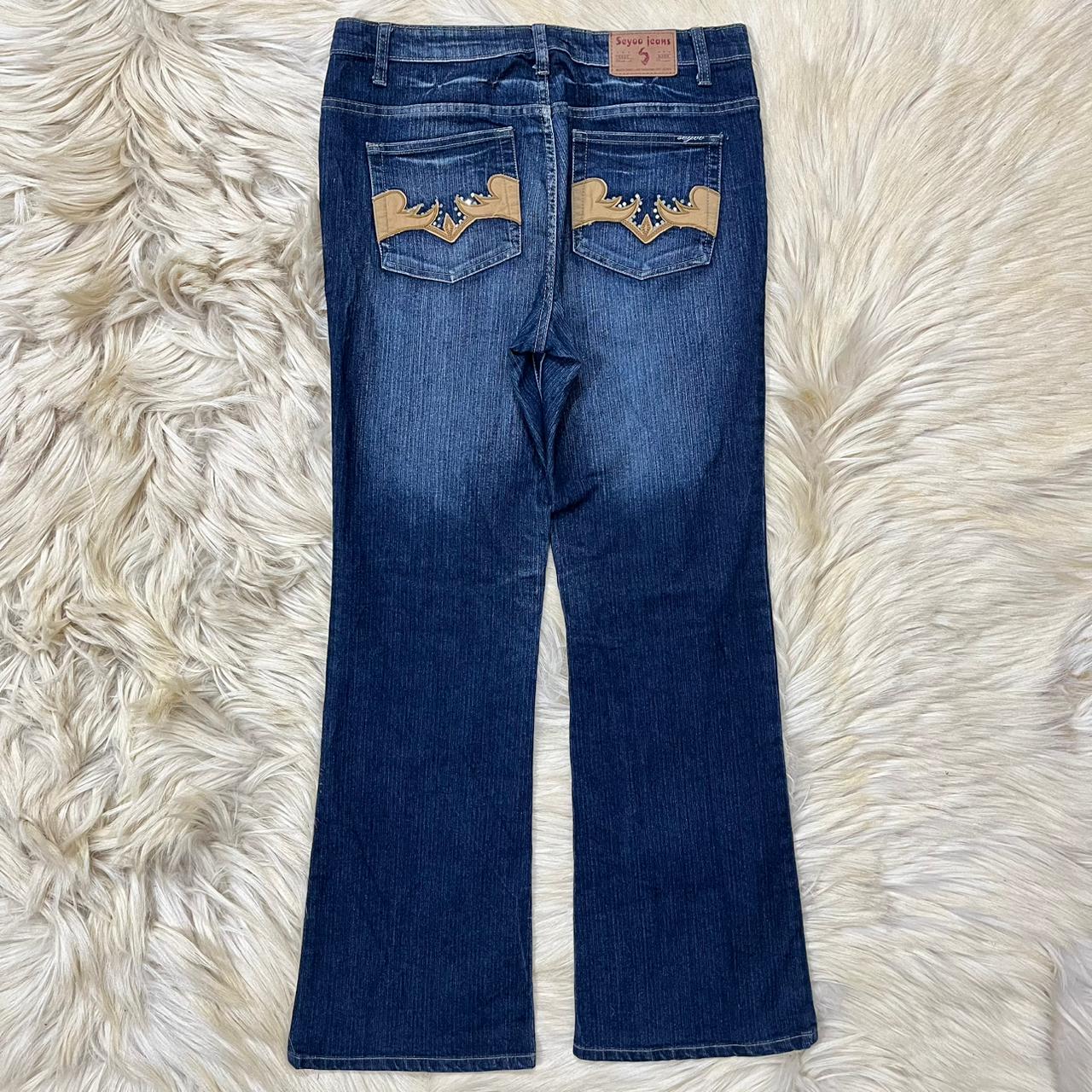 Embroidered Denim Jeans