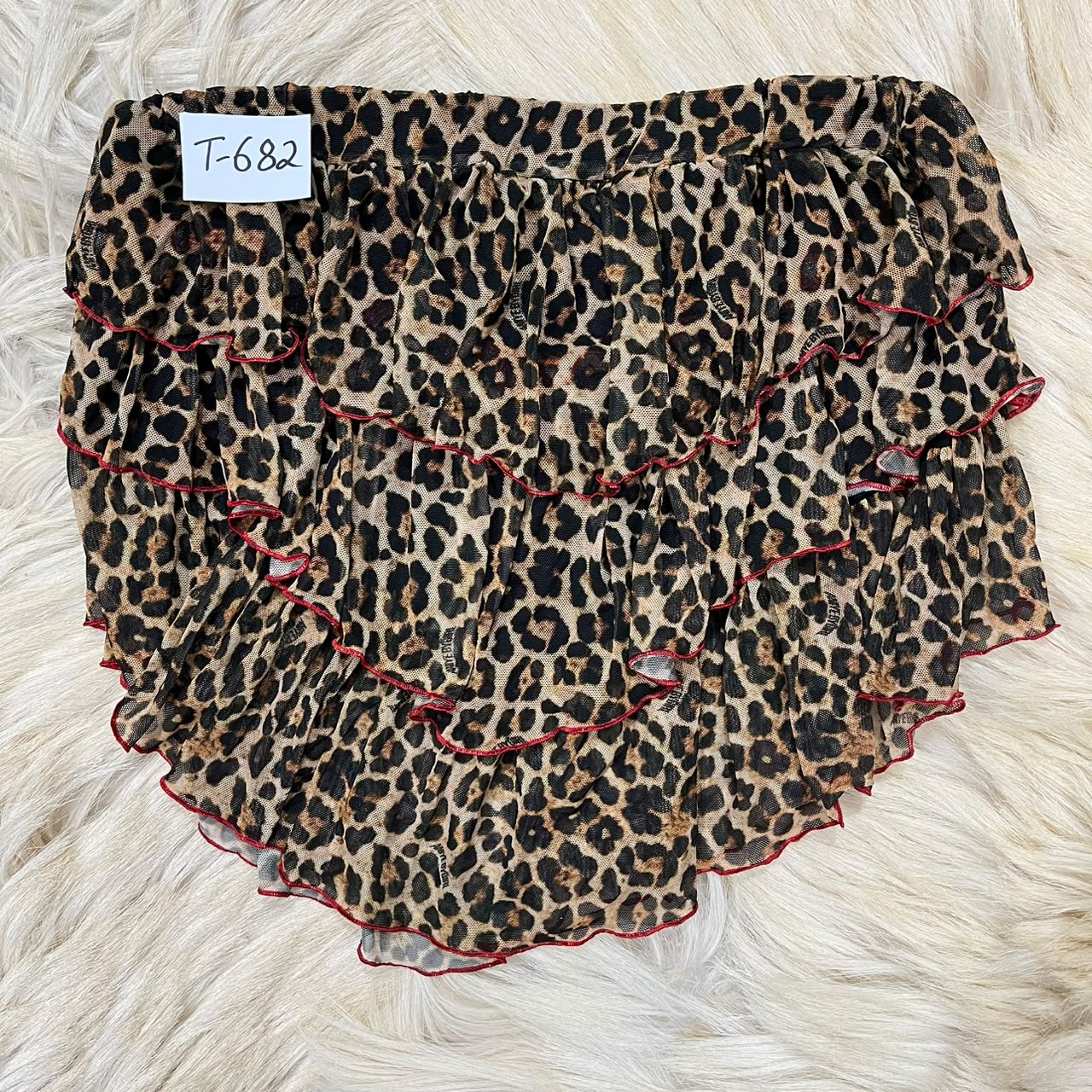Cheetah mini skirt