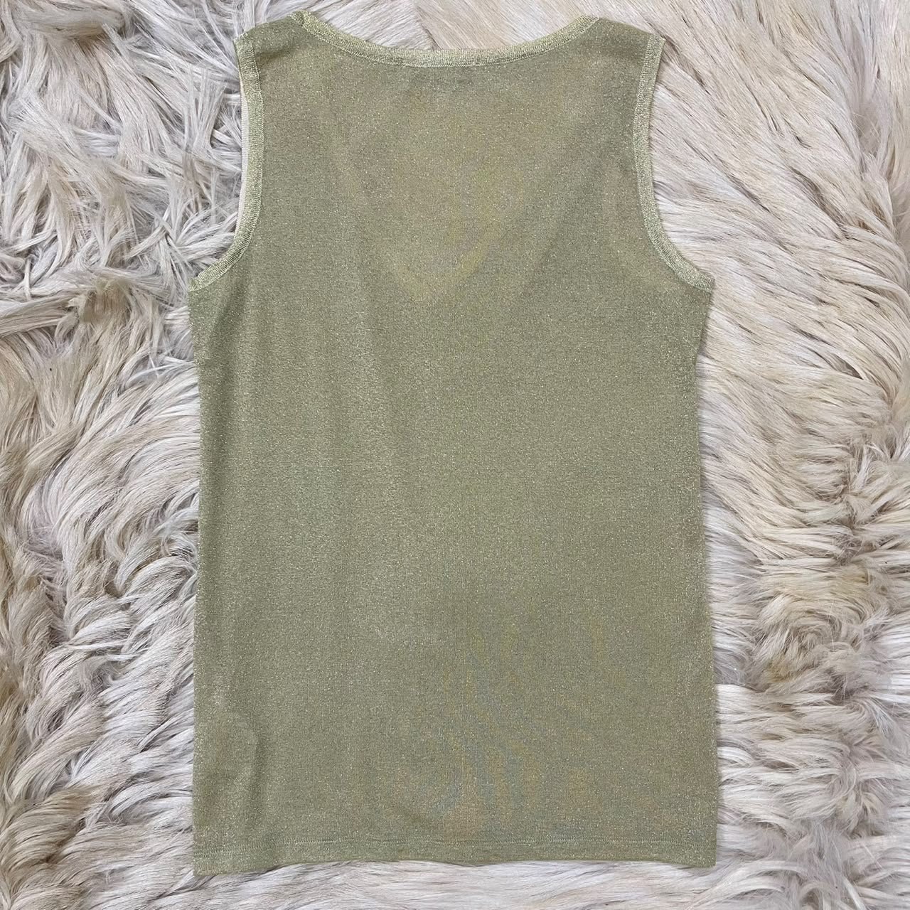 Shimmer gold top
