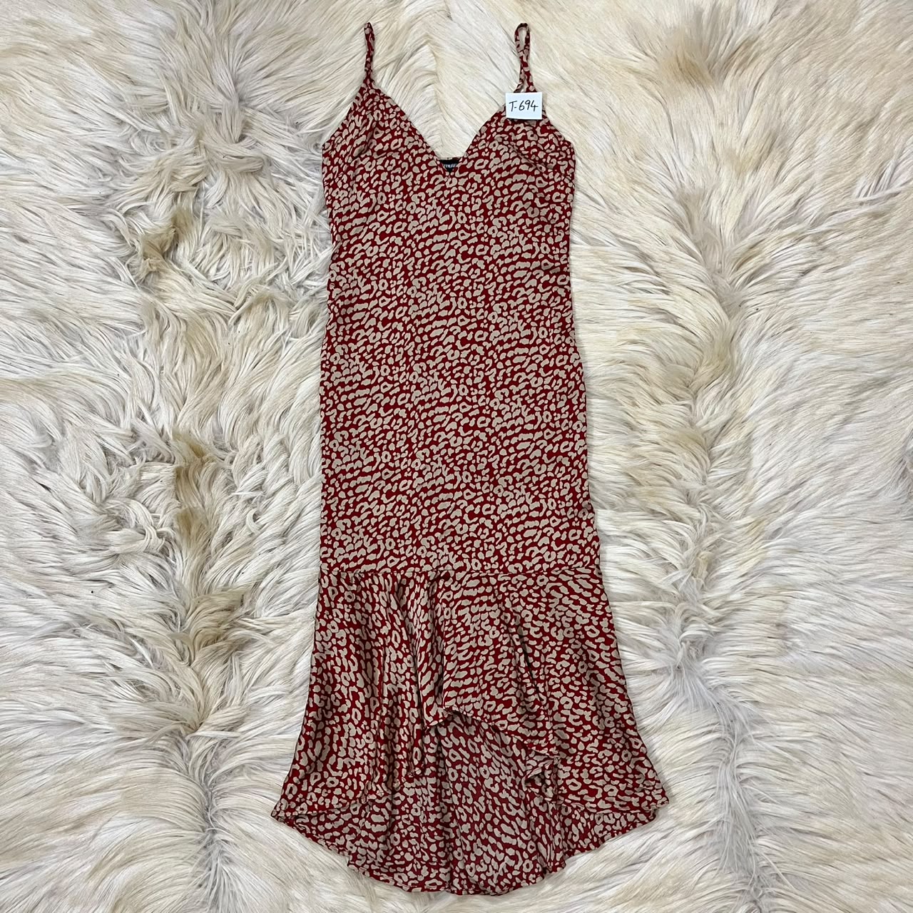 Spaghetti strap slip dress