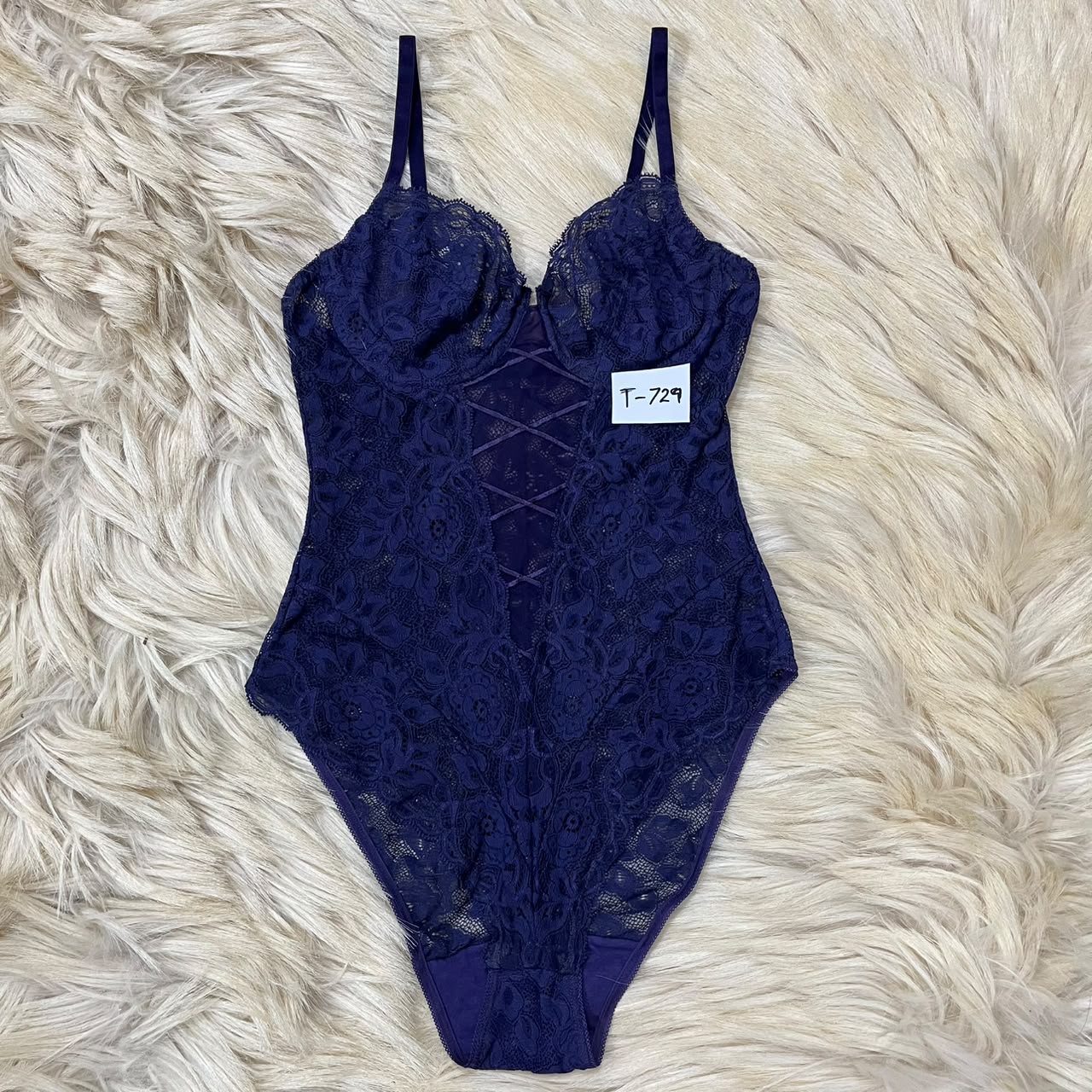 Navy lace Bodysuit