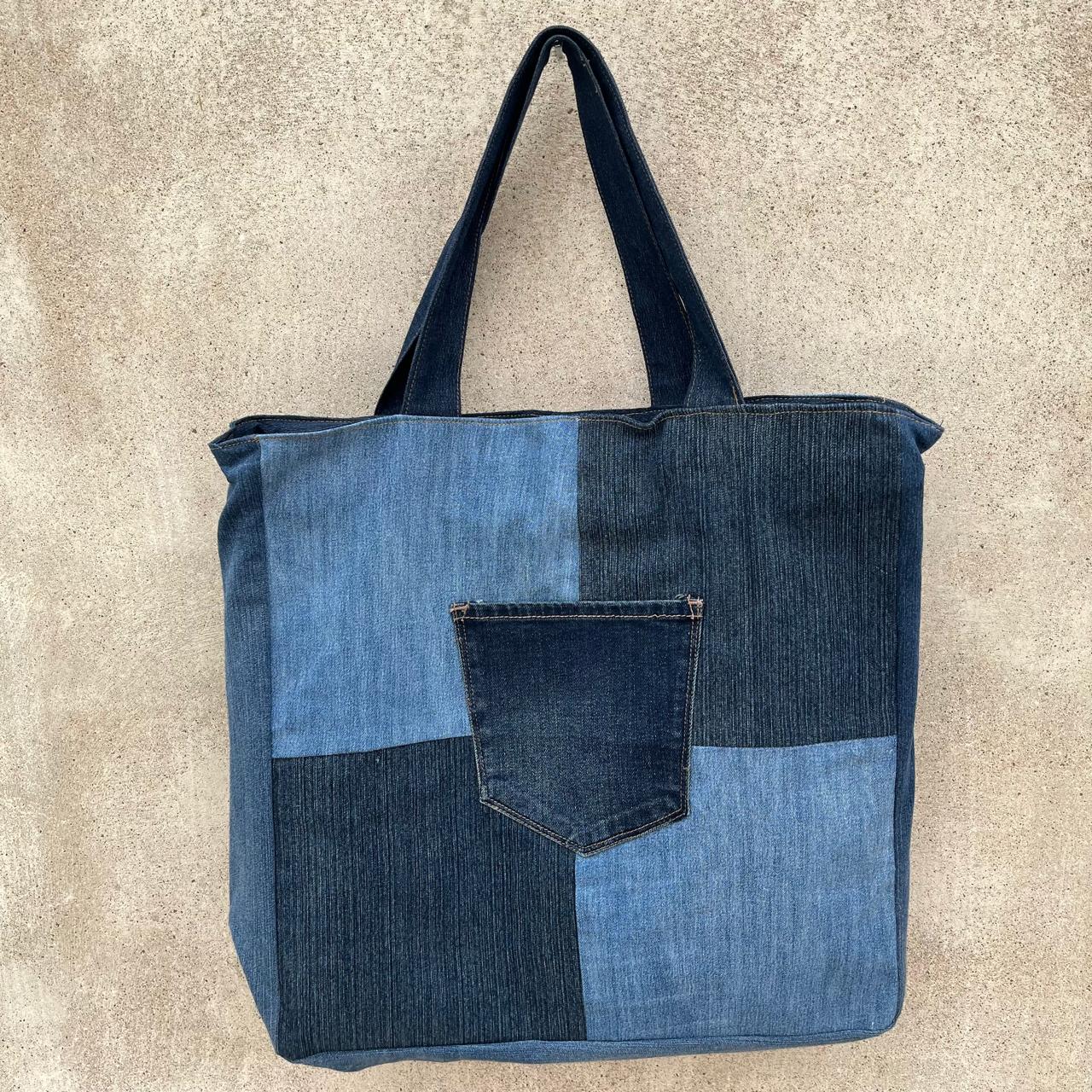 Patchwork Denim Bag