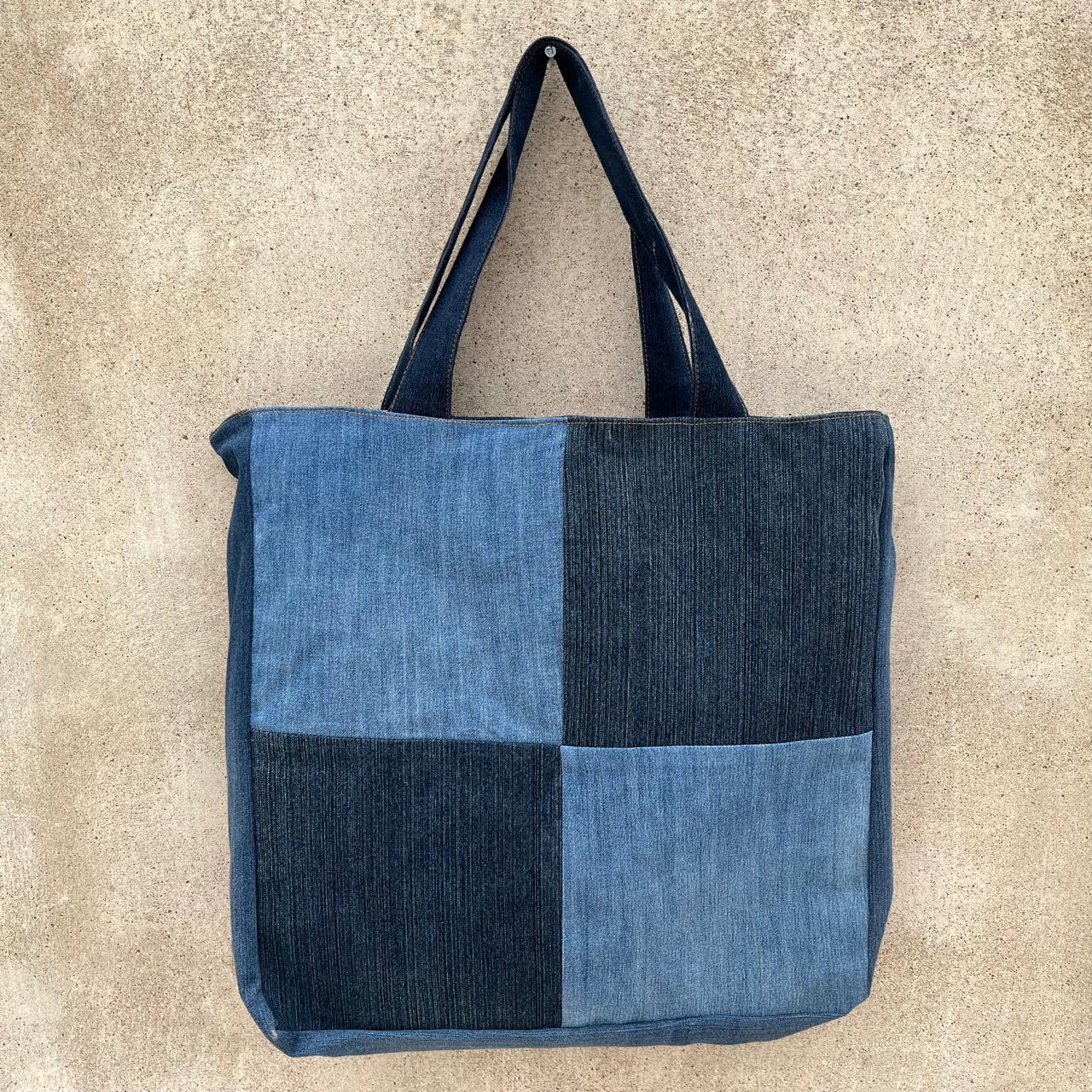 Patchwork Denim Bag