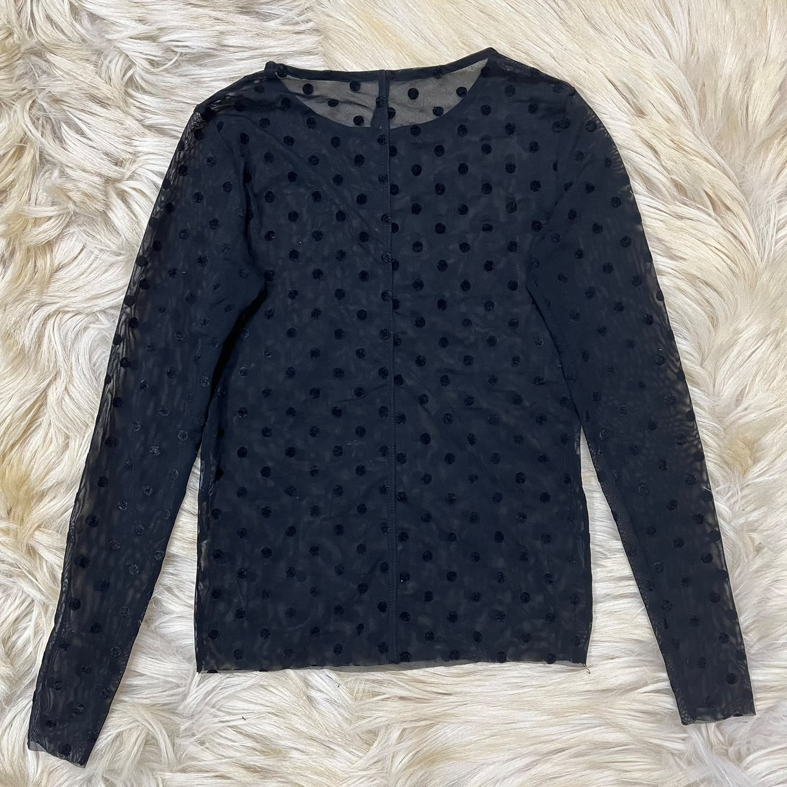 Midnight Lace Mesh Top