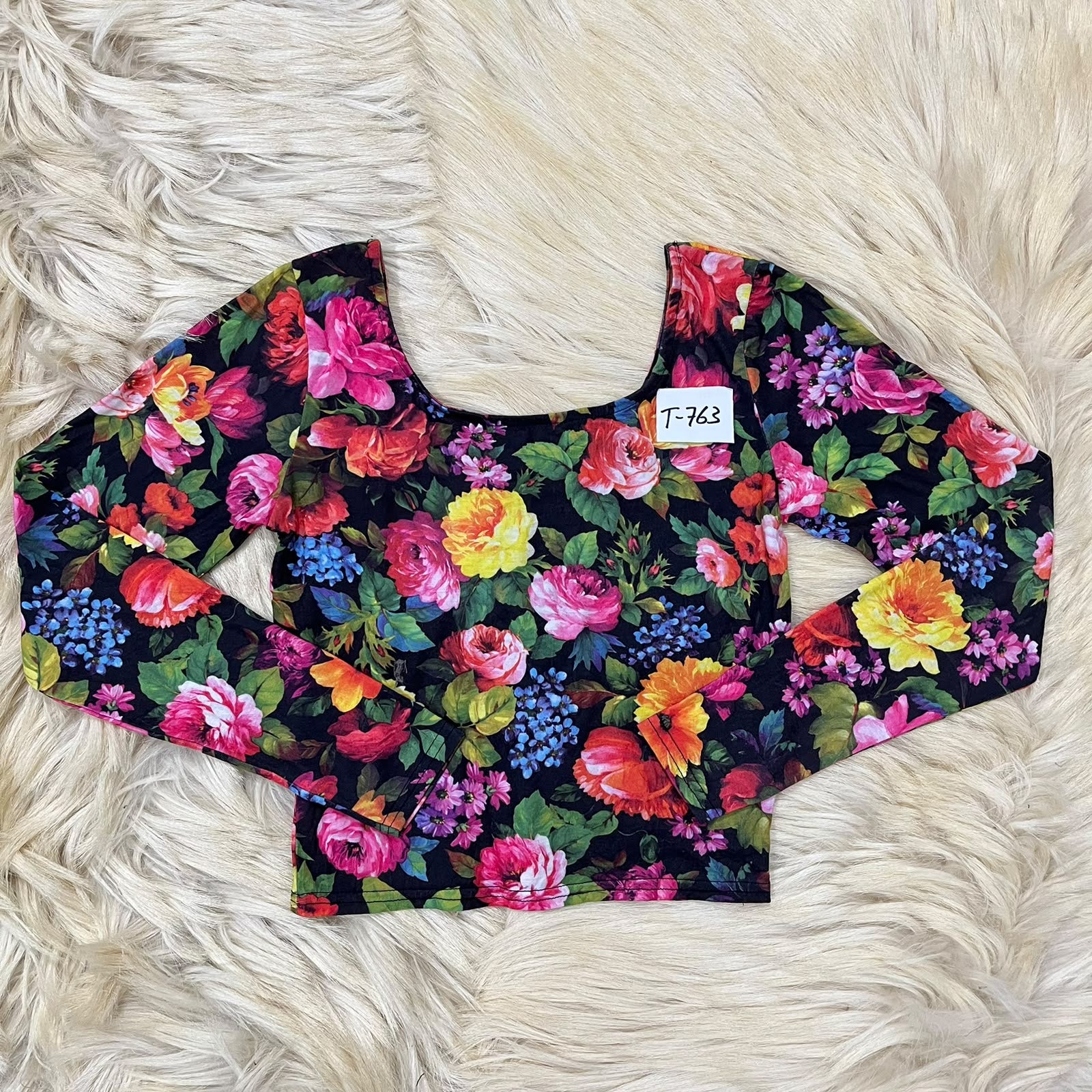 Vintage Floral Crop top