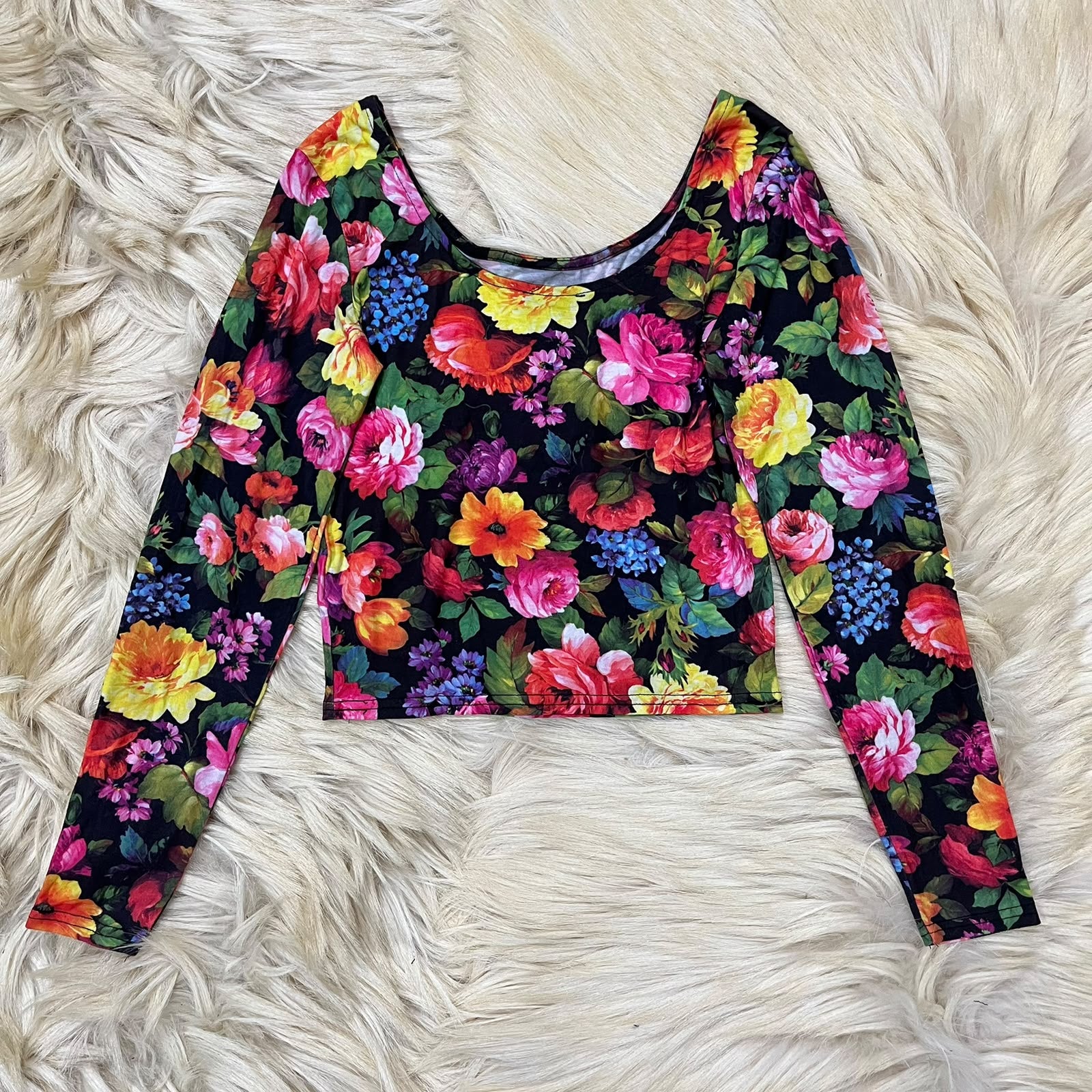 Vintage Floral Crop top
