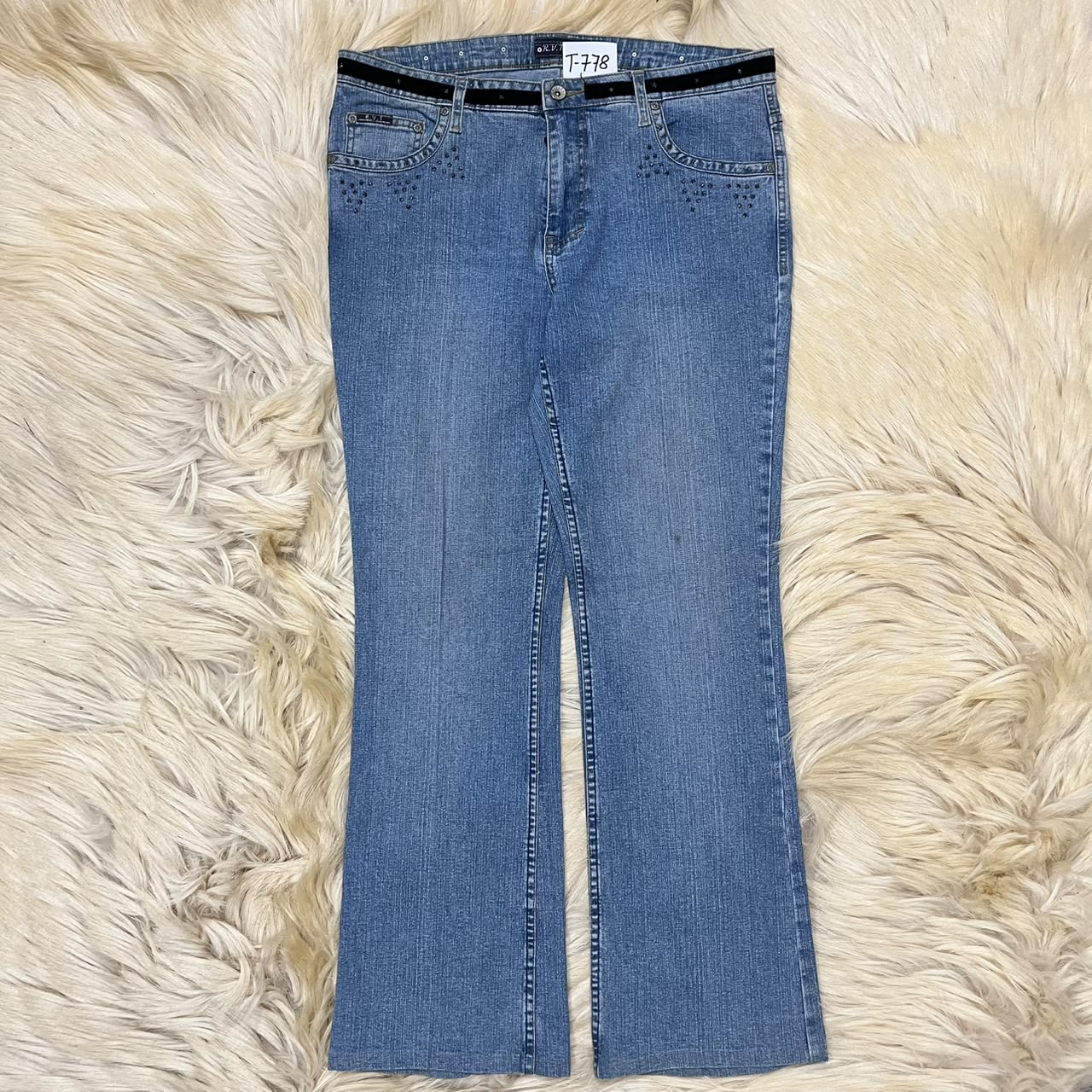 Studded Flare Jeans