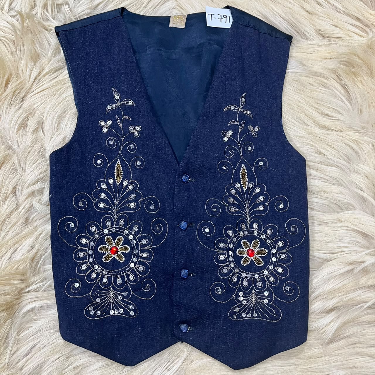 Embroidered Vest