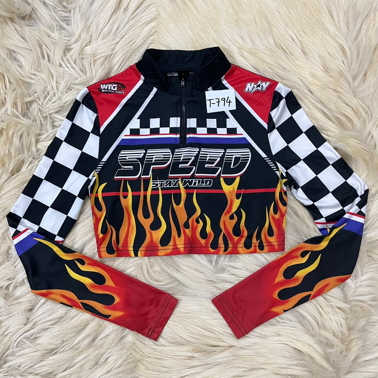 Racing Crop Top