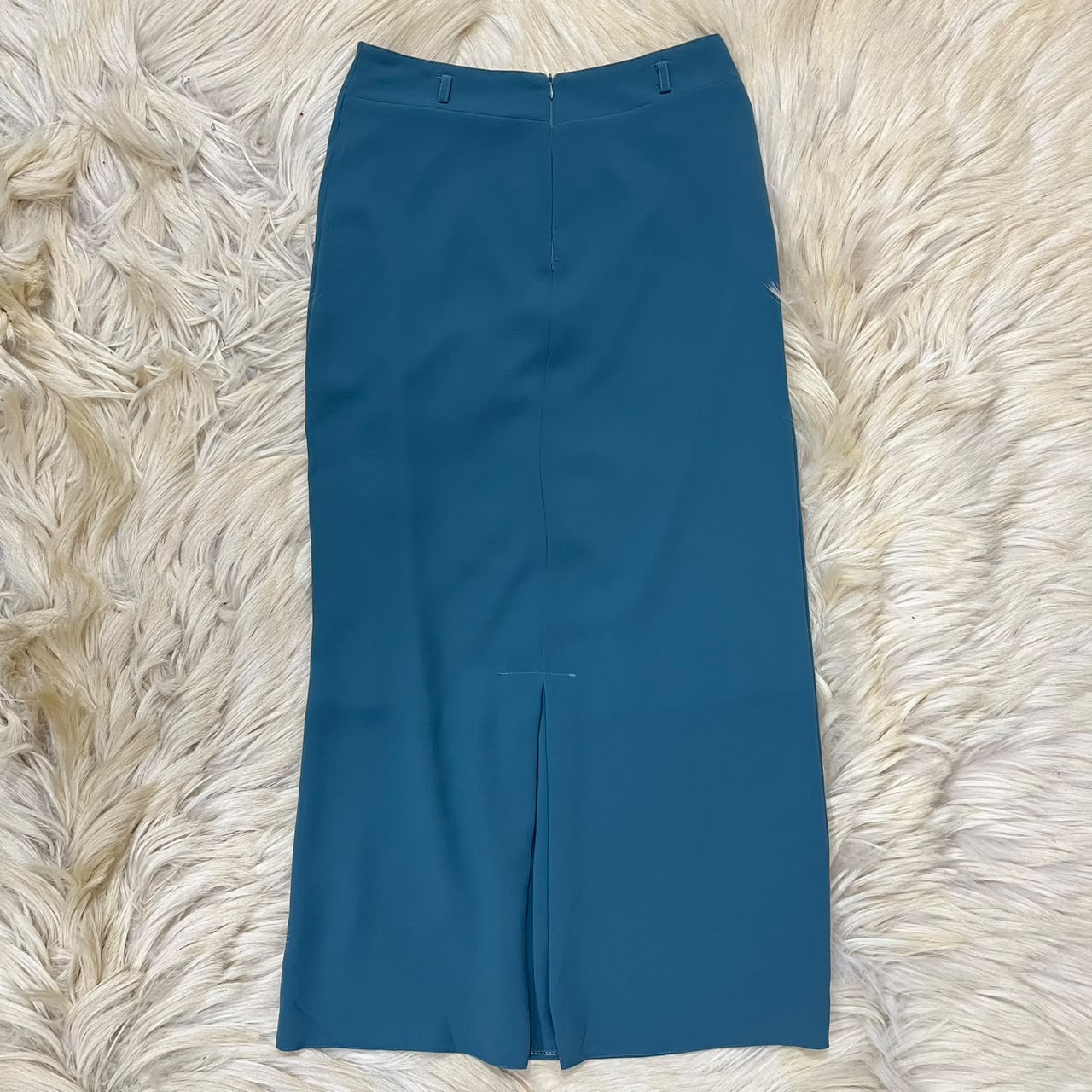 Teal blue skirt