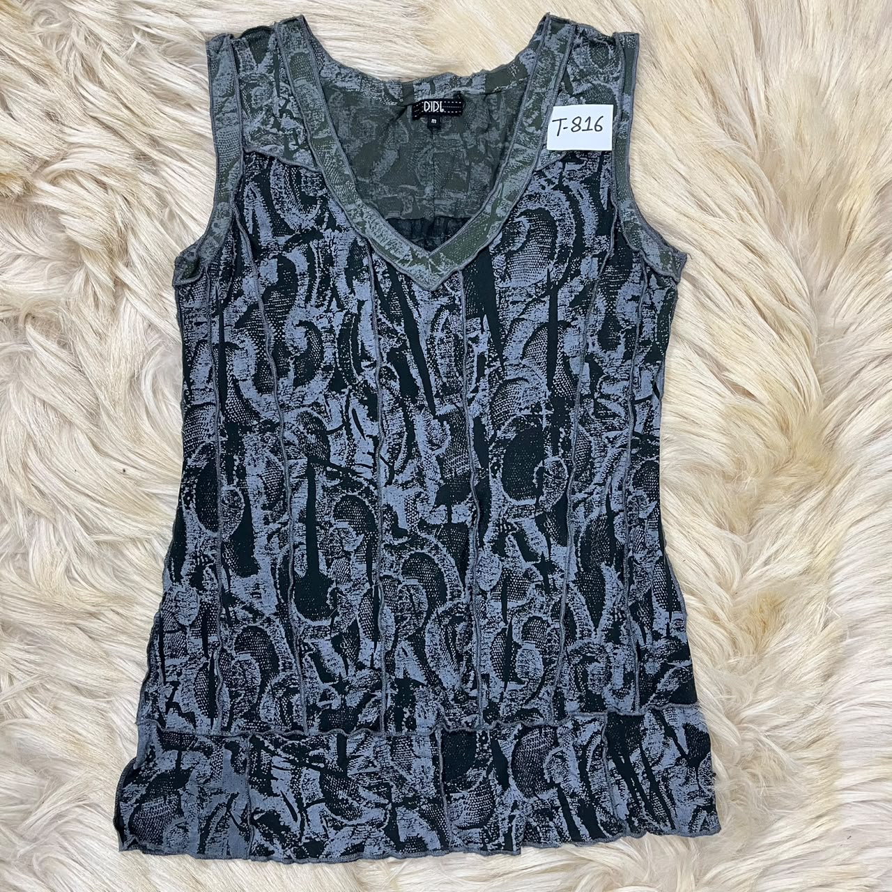 Burn out Tank Top