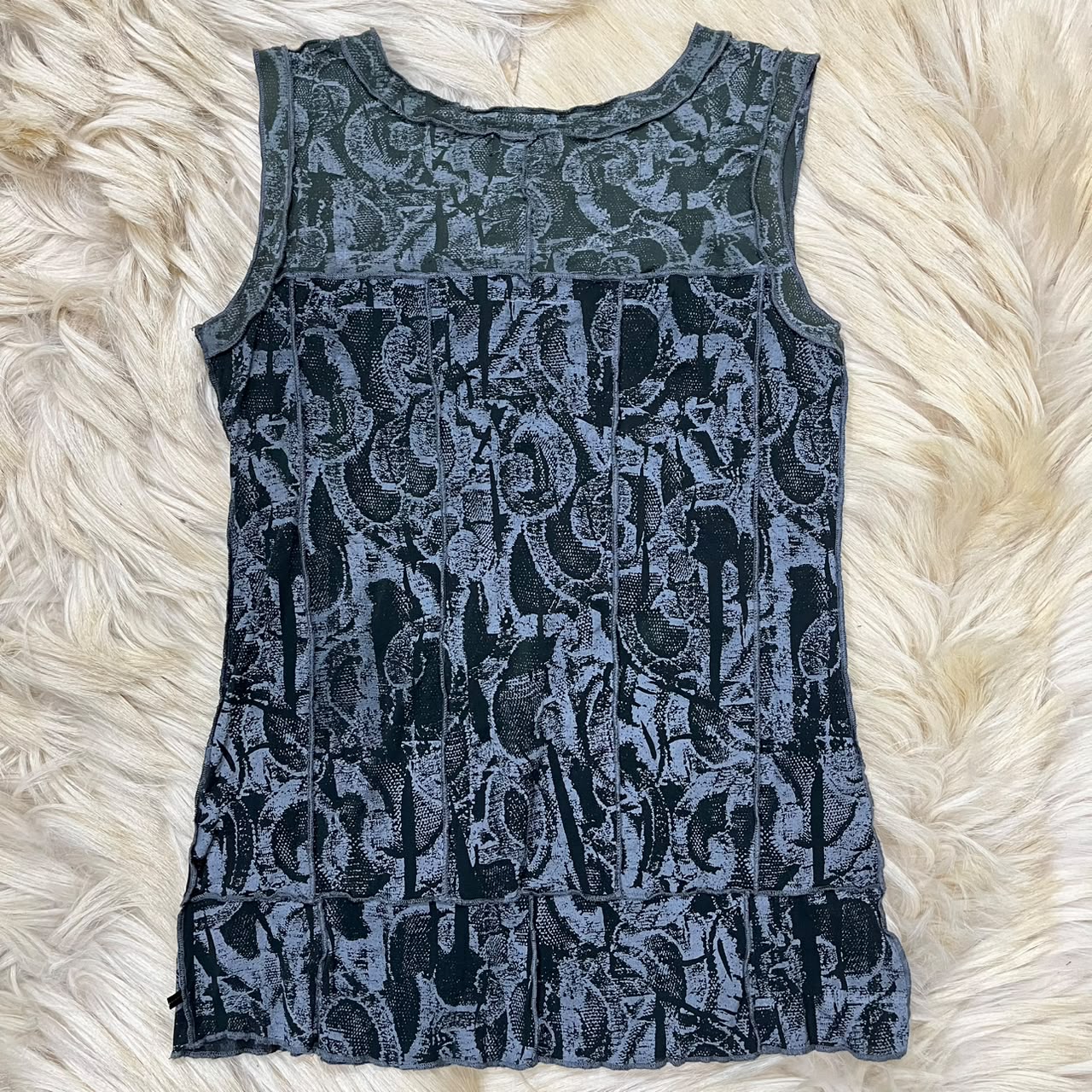 Burn out Tank Top