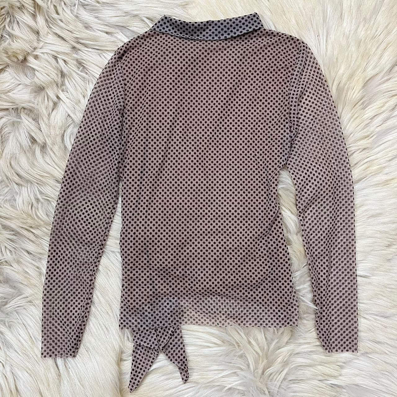 Brown Wrap Top