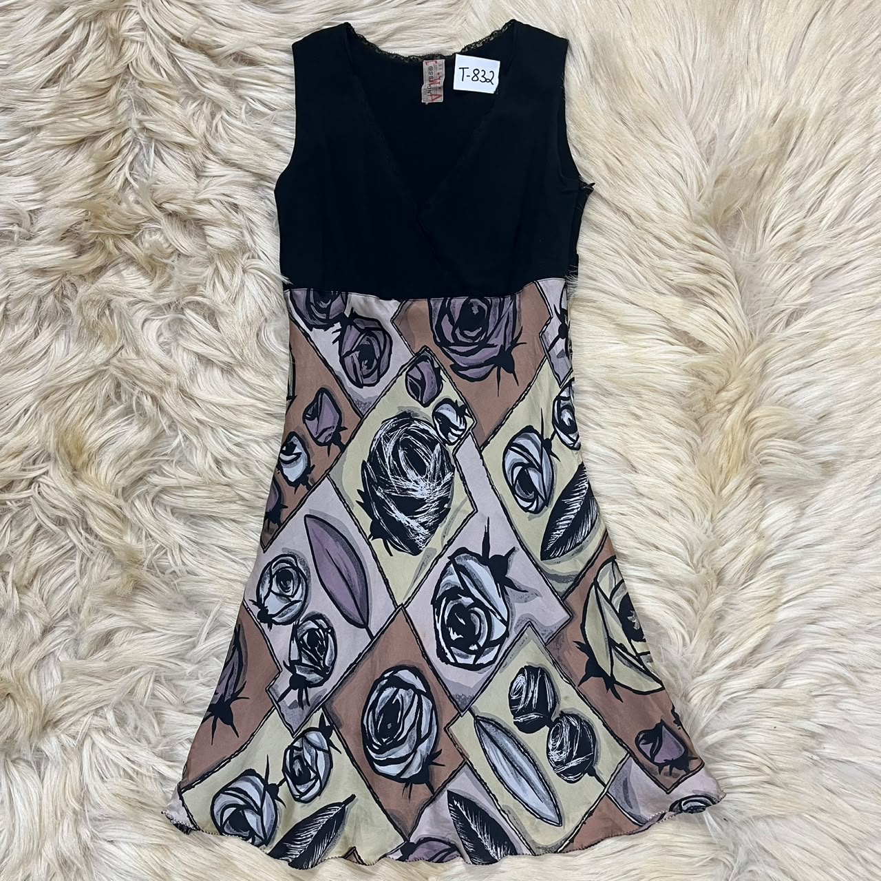 Rose Print Dress