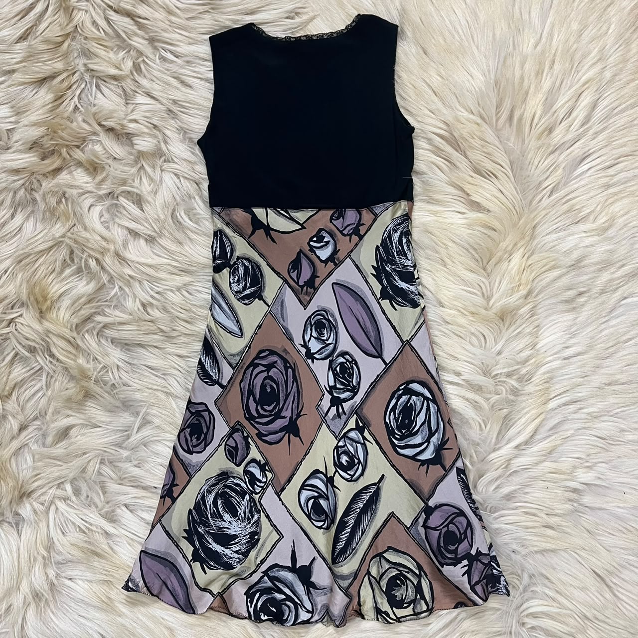 Rose Print Dress