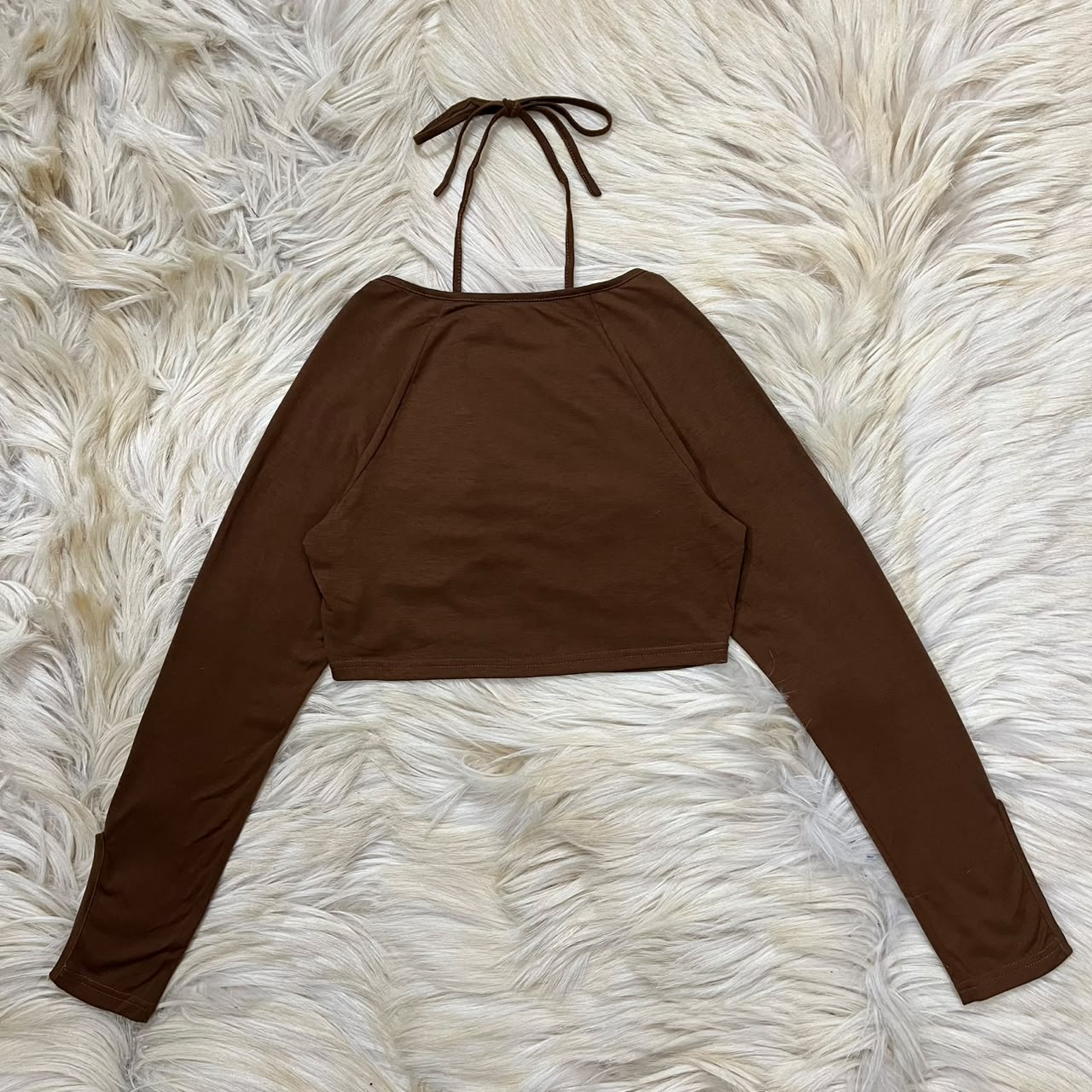 Chocolate Brown Halter Top