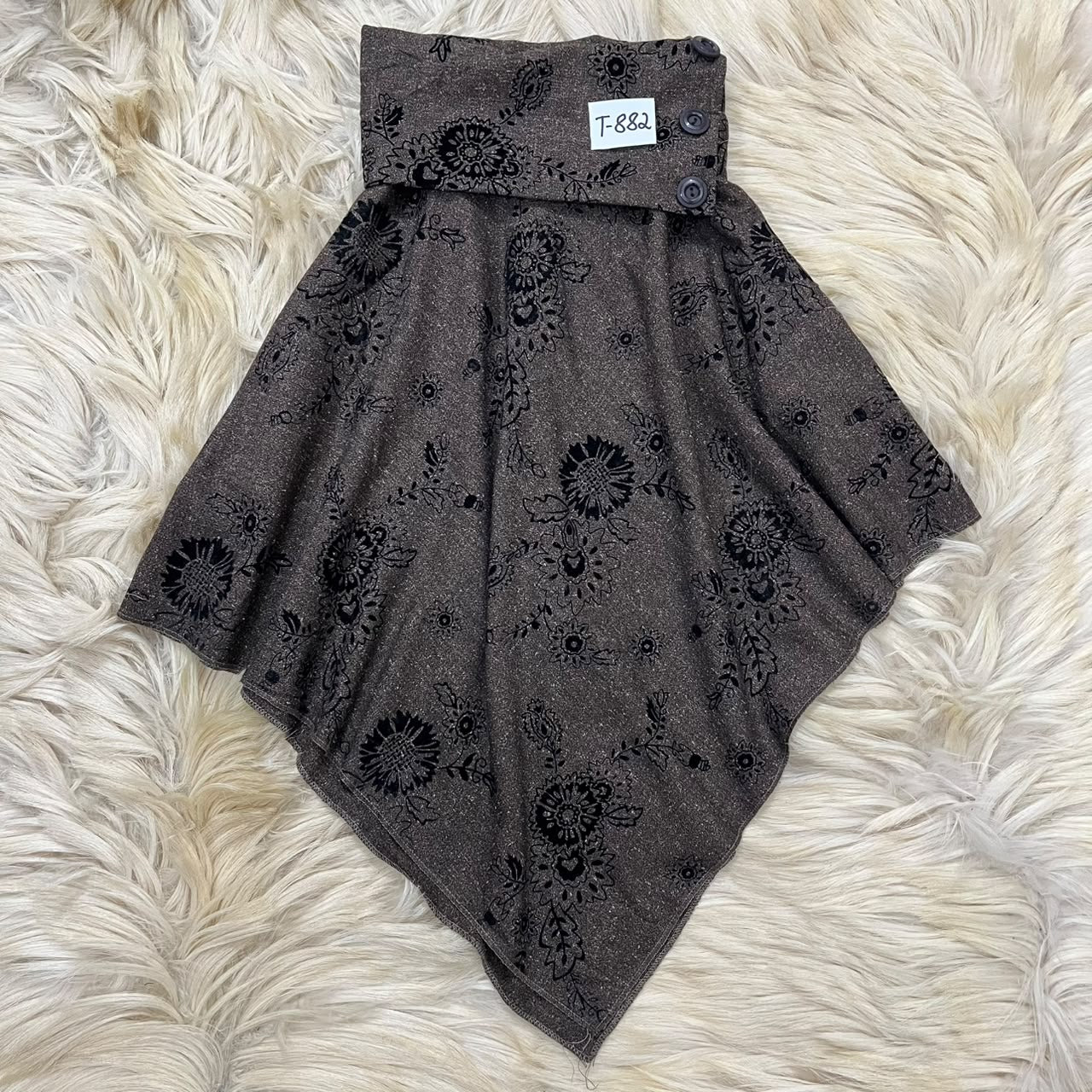 Grey Printed kimono