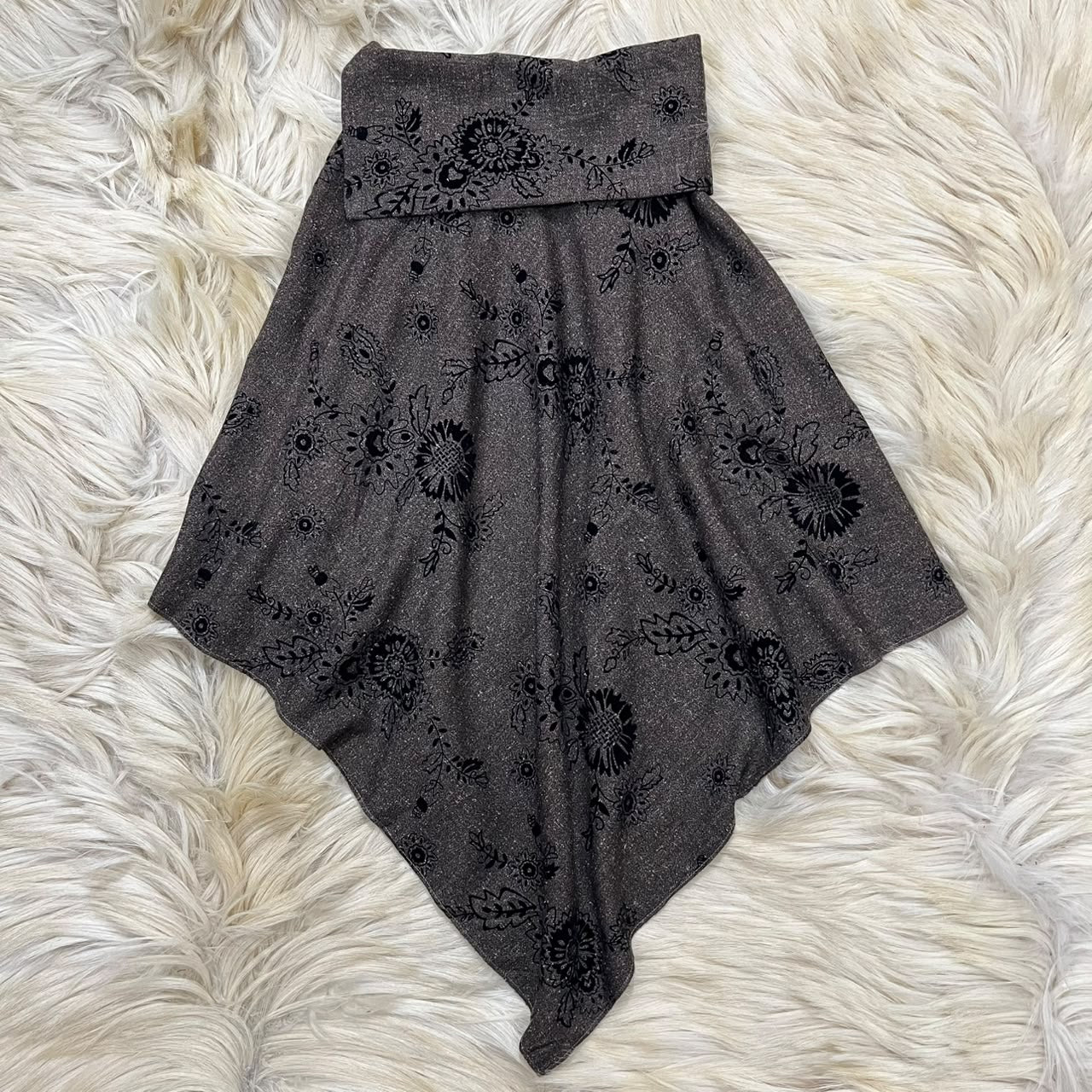Grey Printed kimono