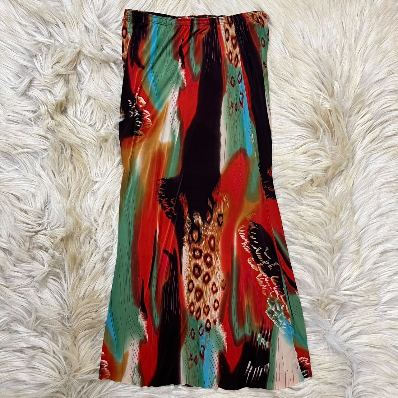 Abstract Palazzo Skirt