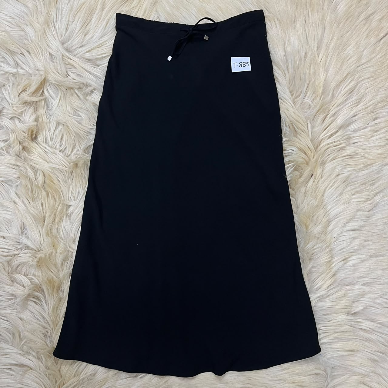 Black Long Straight Skirt