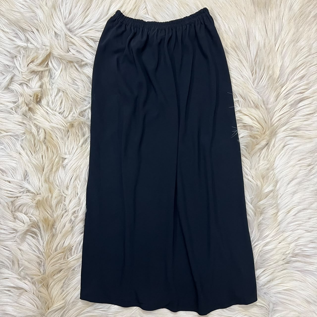 Black Long Straight Skirt