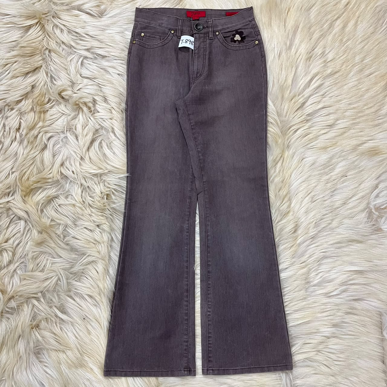 Faded gray wash Denim