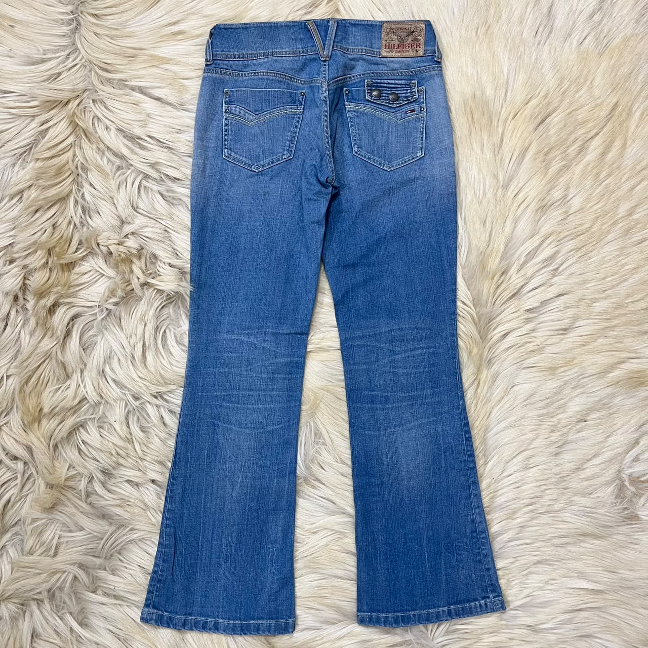 Blue Denim Flare Jeans