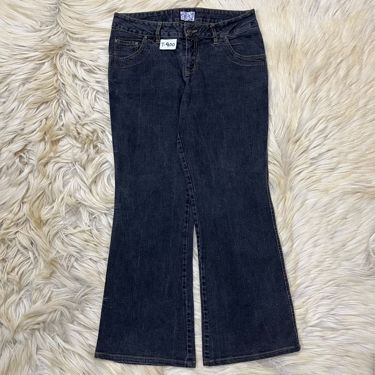 Dark wash flare jeans